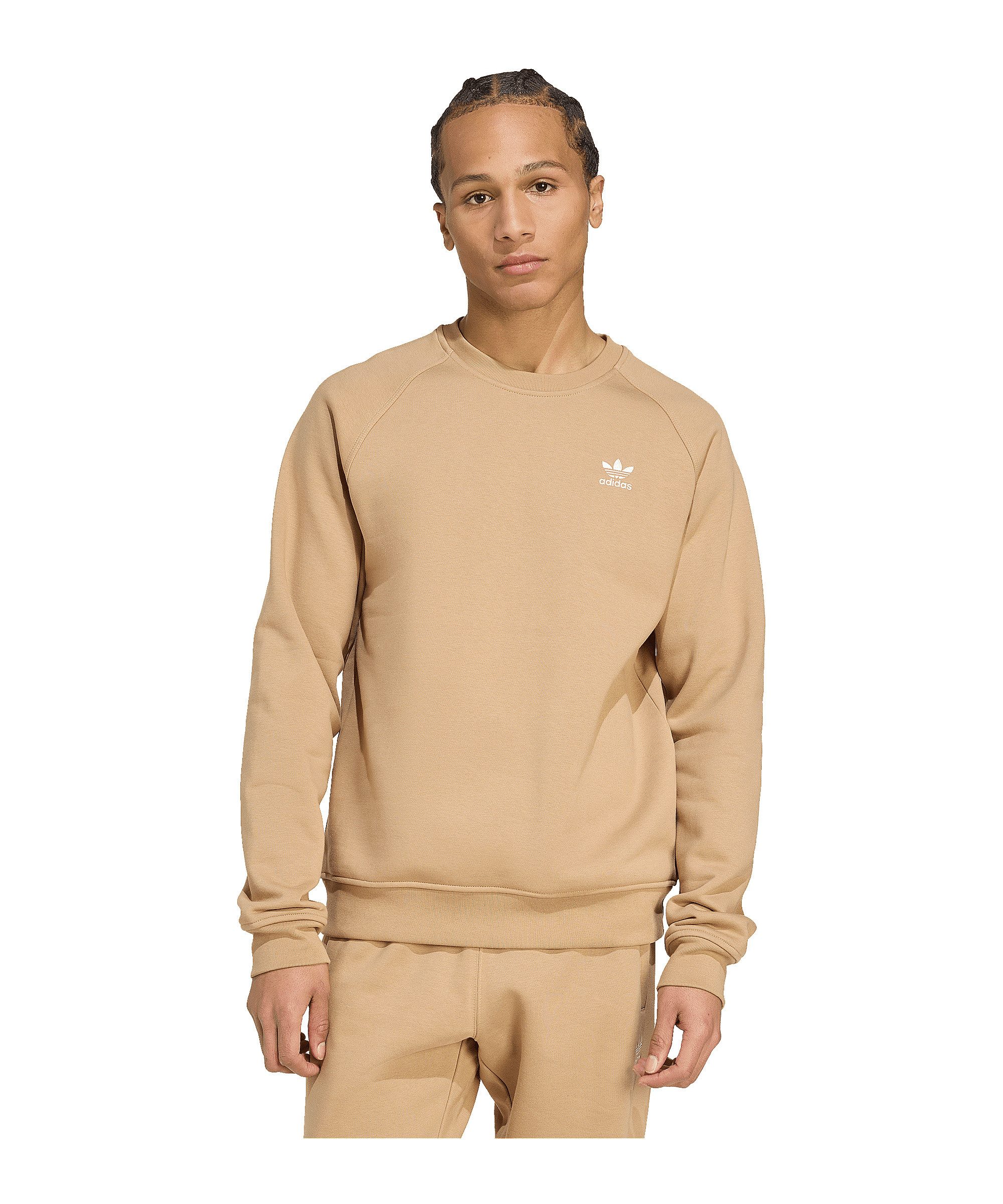 adidas Originals T-Shirt adidas Originals Tefoil Essentials Sweatshirt Baum günstig online kaufen