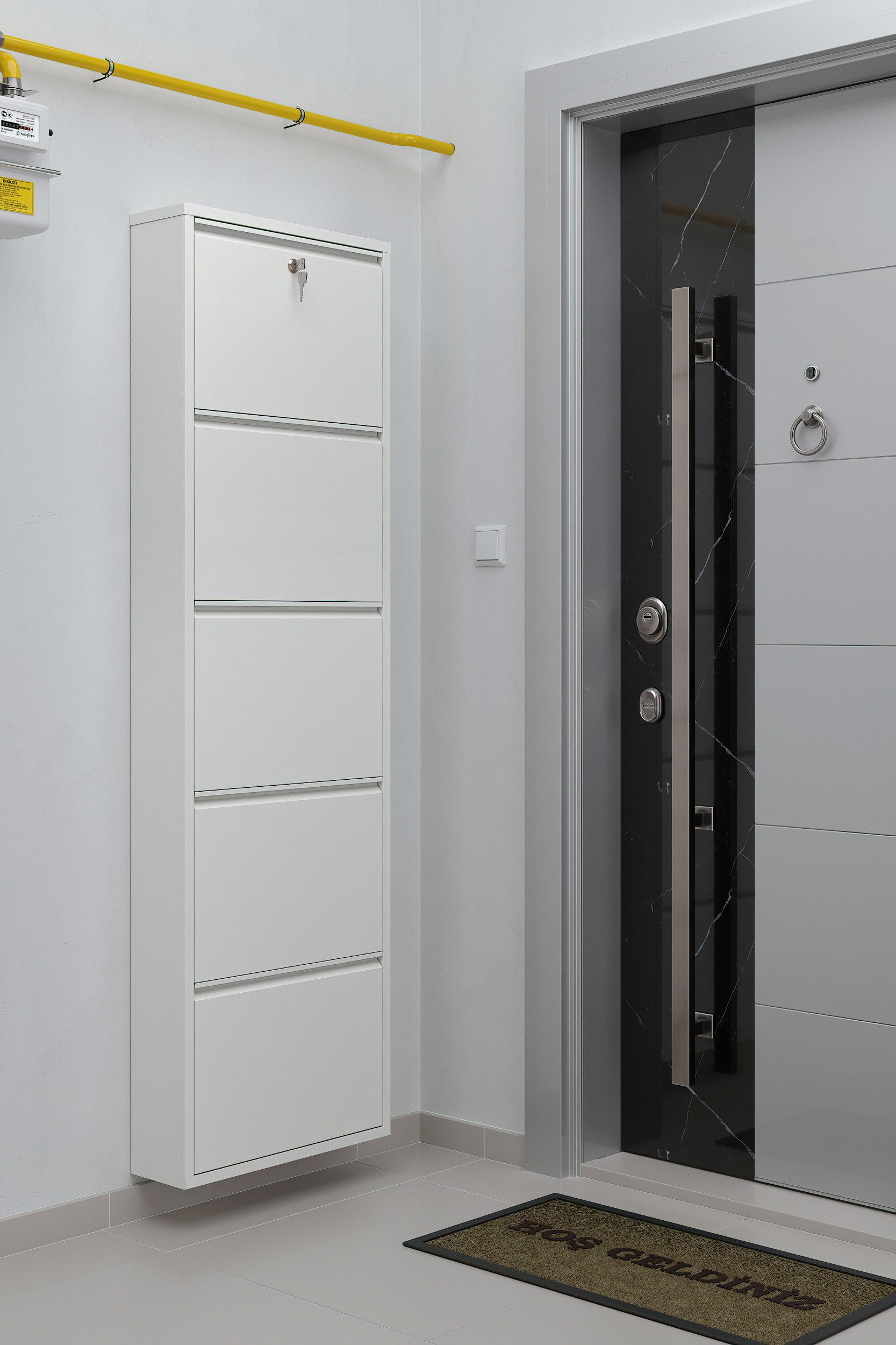 Kaufexpress GmbH Schuhschrank aus Metall, abschließbar, günstig online kaufen