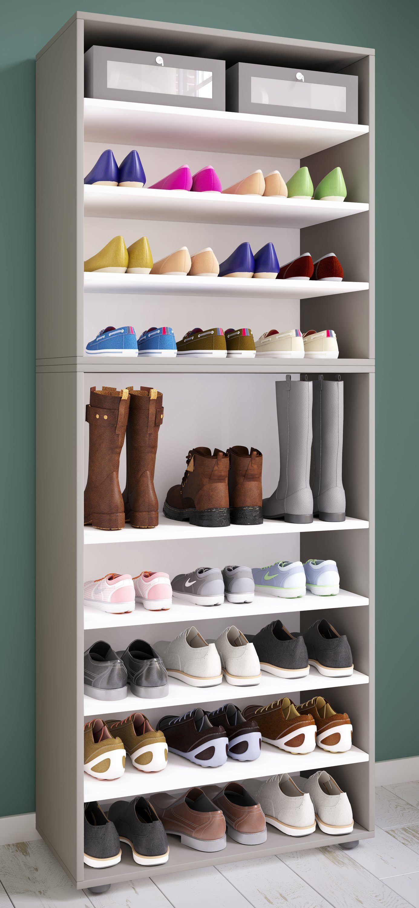 VCM Schuhschrank XXL Holz Großer Schuhschrank günstig online kaufen