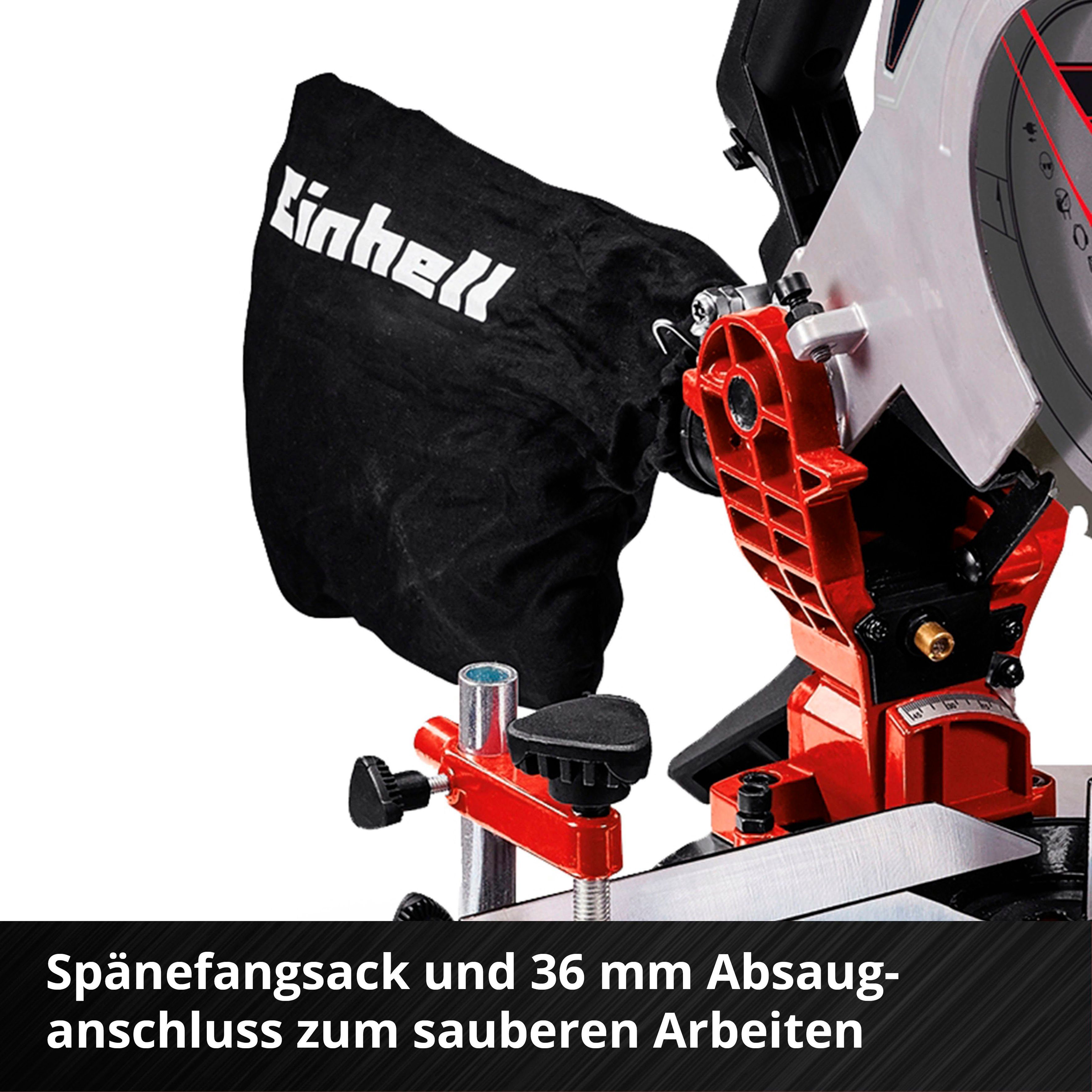 Einhell Akku-Kapp-Gehrungssäge TE-MS Li-Solo, Ladegerät ohne mm, und X-Change, Akku 210 Power 18/210