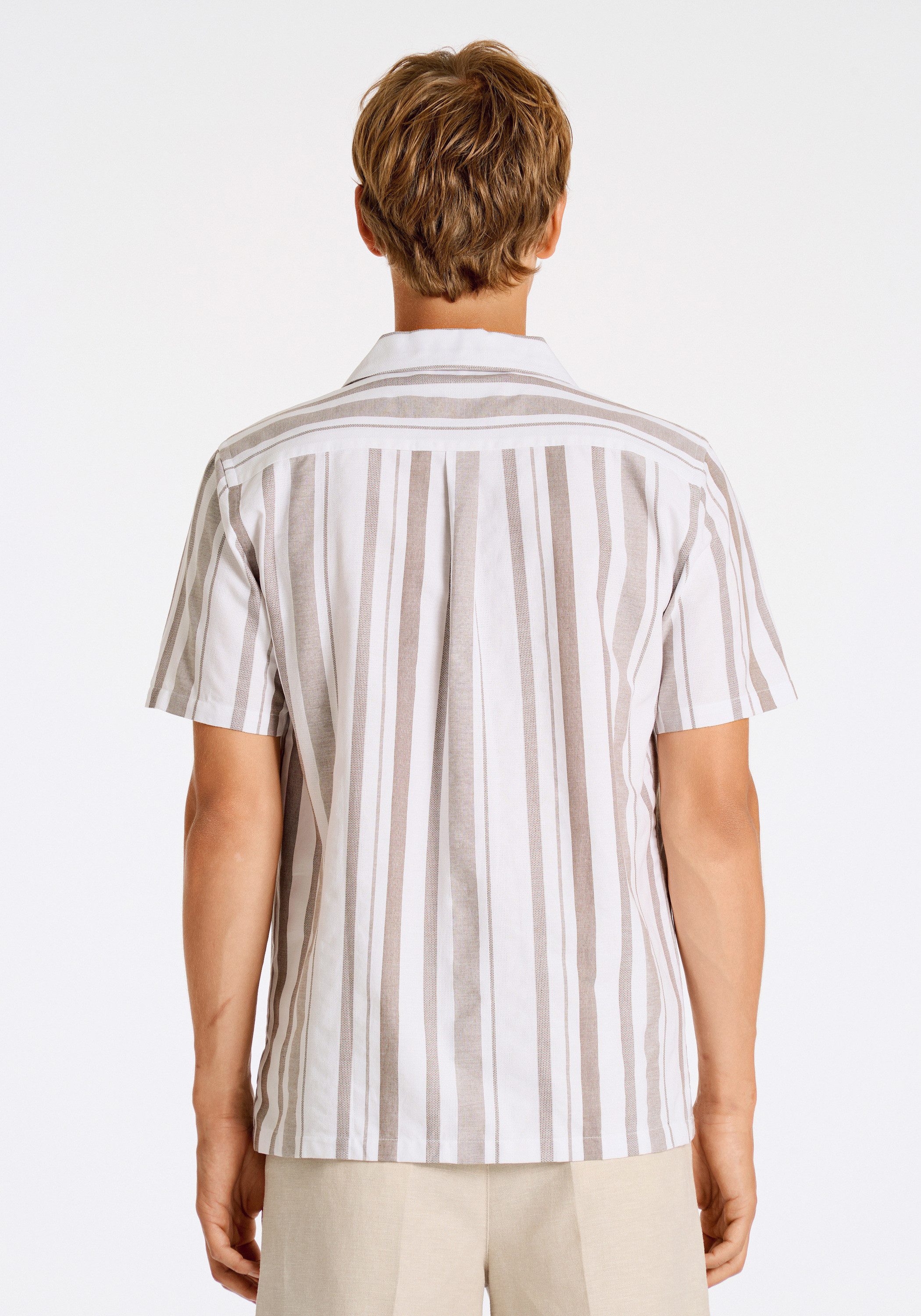 LINDBERGH Kurzarmhemd Freizeithemd (Kurzarm) Loose Fit