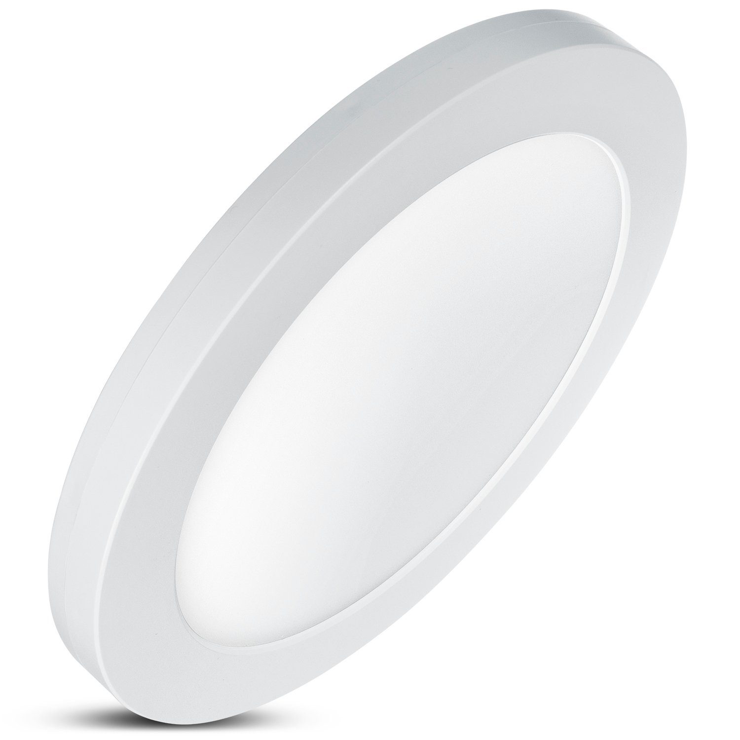 LED4U LED Deckenleuchte LD142, LED Panel mit Farbtemperatureinstellung 30W Sensor
