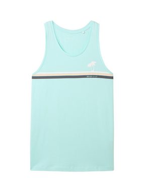 TOM TAILOR Denim T-Shirt Tanktop mit Print