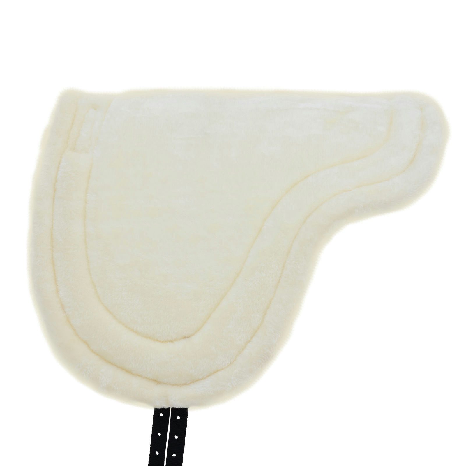 Kieffer Reitkissen Passion Reitkissen FLUFFY PAD, schwarz/natur, Reitpad für Ponys