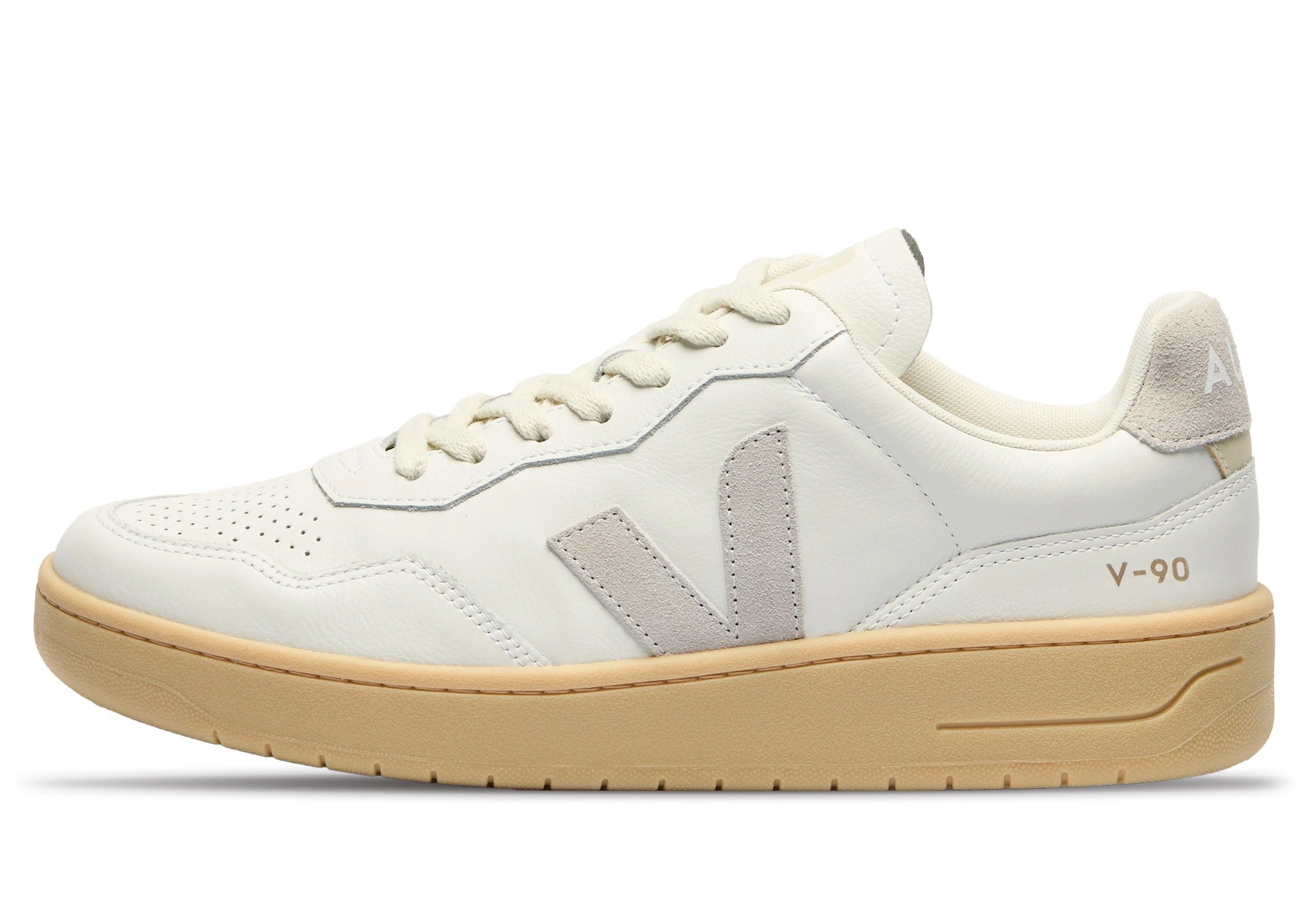 VEJA V-90 Leather, weiß Sneaker günstig online kaufen
