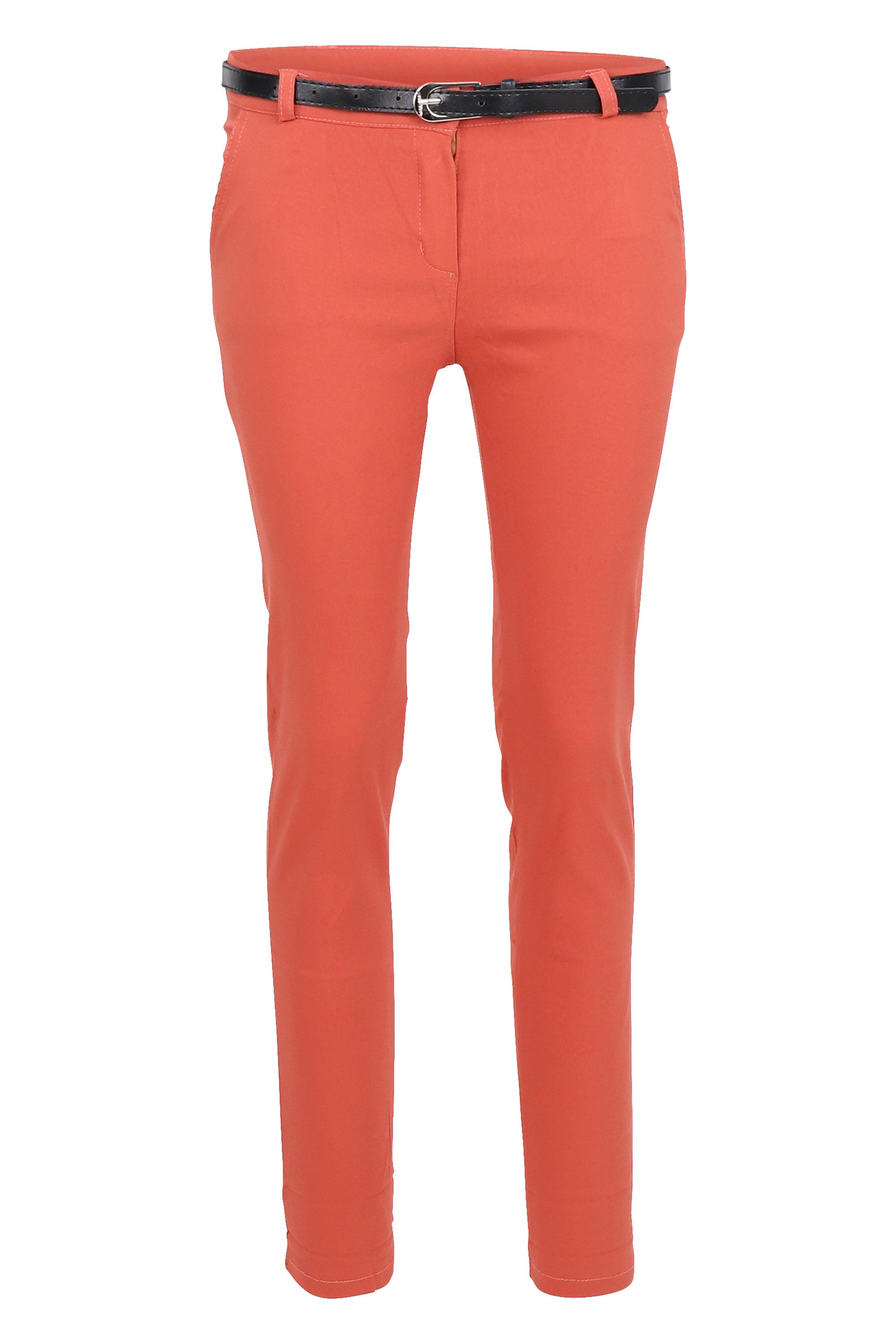 malito more than fashion Chinohose 1033 unifarbene Stretch Basic Hose Slim günstig online kaufen