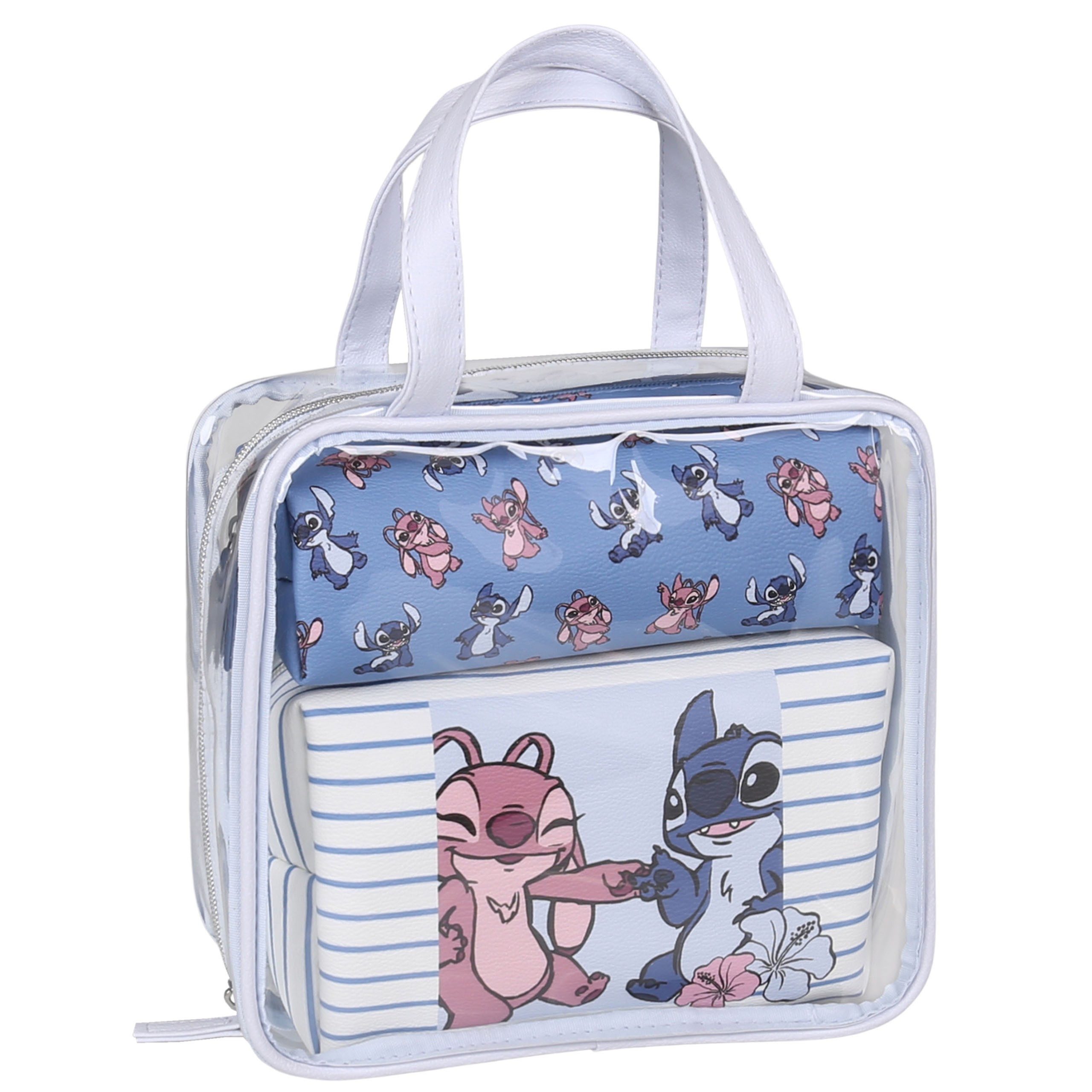 Disney Kosmetiktasche Disney Angel und Stitch Reise-Kosmetiktaschen-Set, 3tlg.