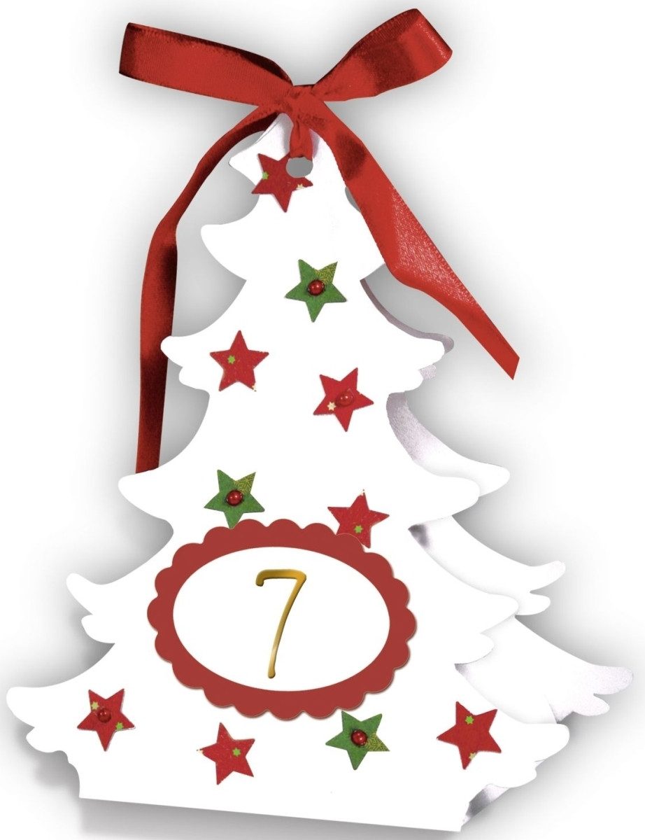Ursus - Ludwig Bähr Ремесленный войлок Adventskalender-Set Geschenkboxen blanko Bäumchen 11,5x13,5x5,5cm