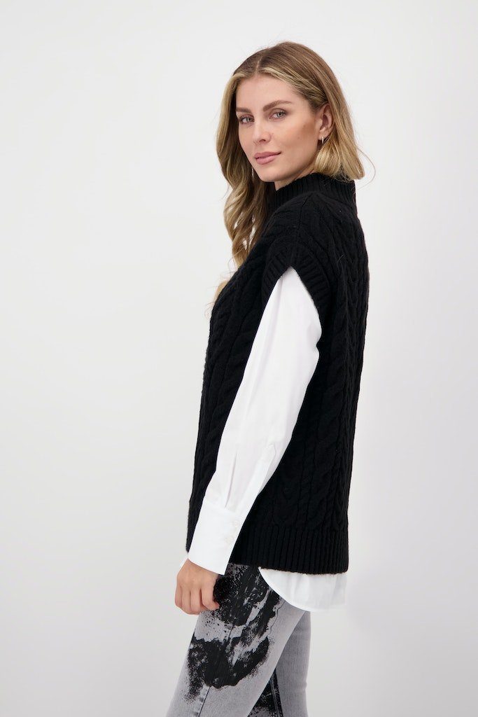Monari Rundhalspullover günstig online kaufen