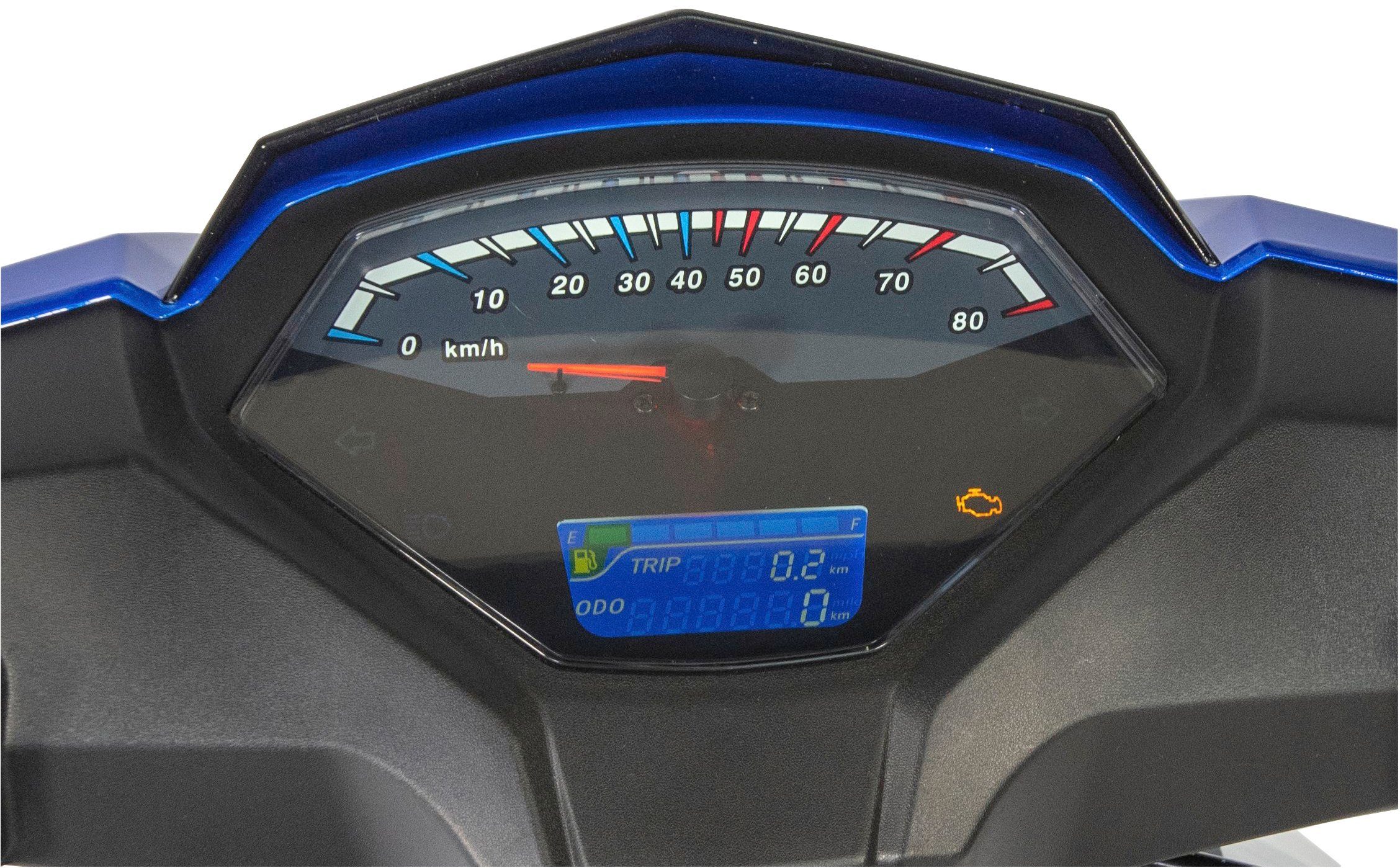 GT UNION Mofaroller Sonic 25 50-25, ccm, X 5 50 blau Euro km/h