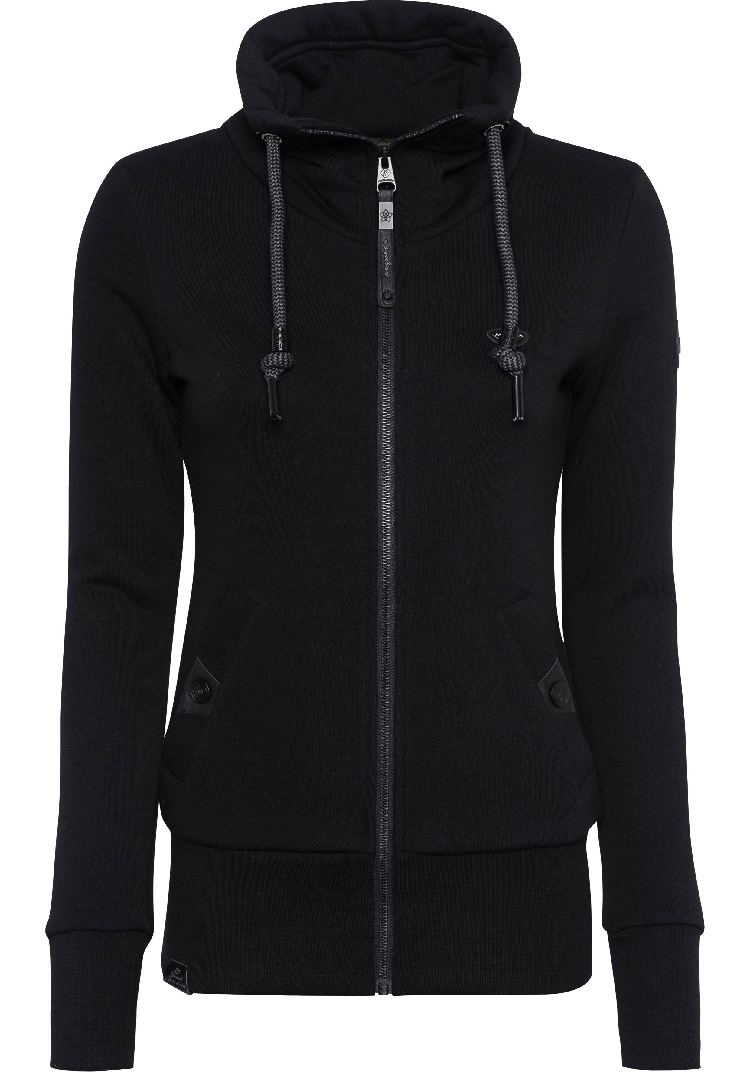 Ragwear Sweatjacke RYLIE ZIP O Jacke mit extra breiten Bündchen