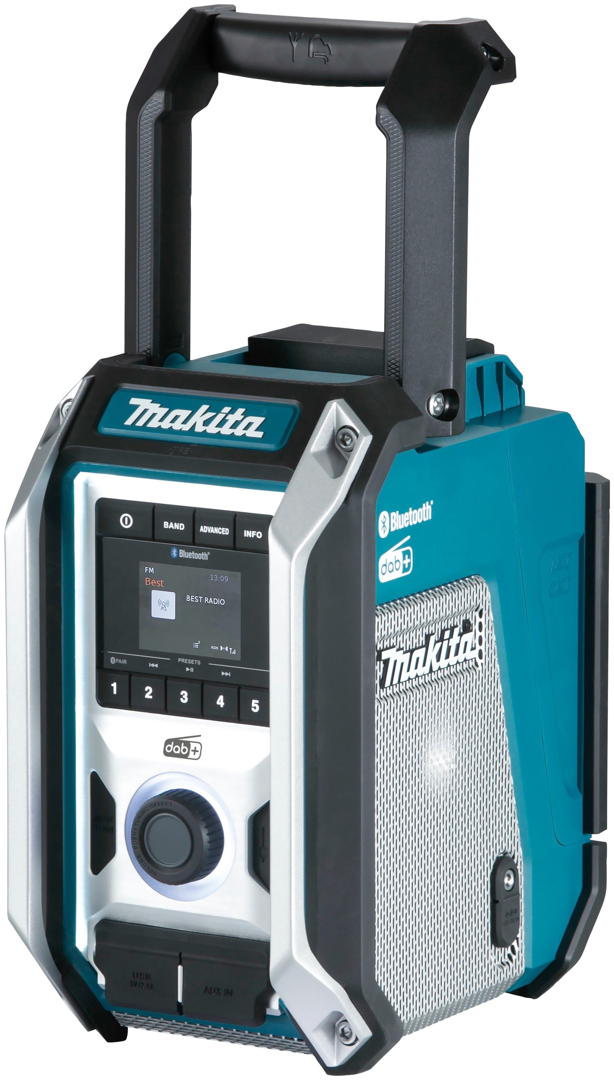 Makita Baustellenradio Bluetooth-Radio, 12V, FM-Tuner, DMR115 (DAB), ohne (Digitalradio Akku)