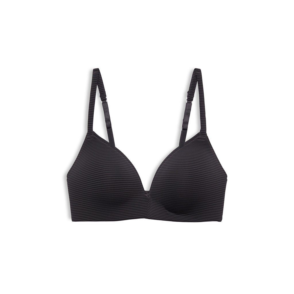 Esprit Bralette-BH Padded Wireless Microfibre Bra ohne Bügel, Mikorfaser, gestreift