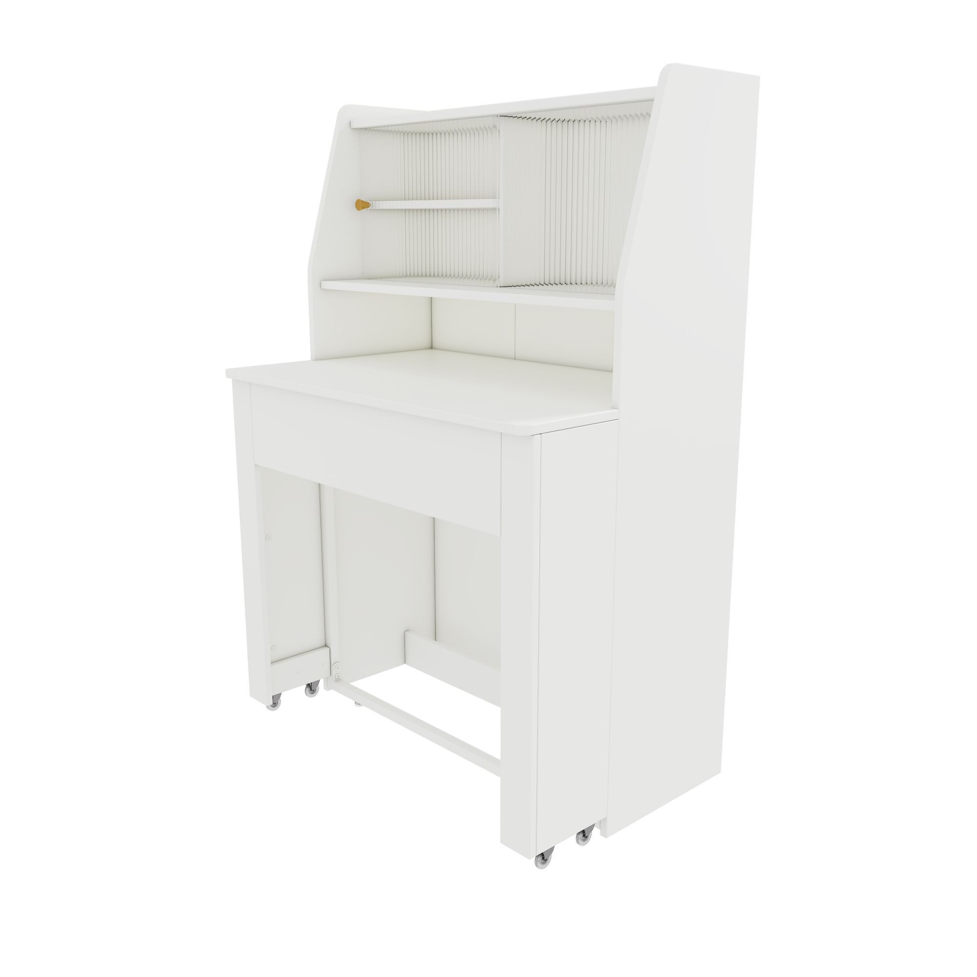 autolock Esstisch Ausziehbarer Küchentisch 52–132,5 cm mit Stauraum-Sideboa günstig online kaufen