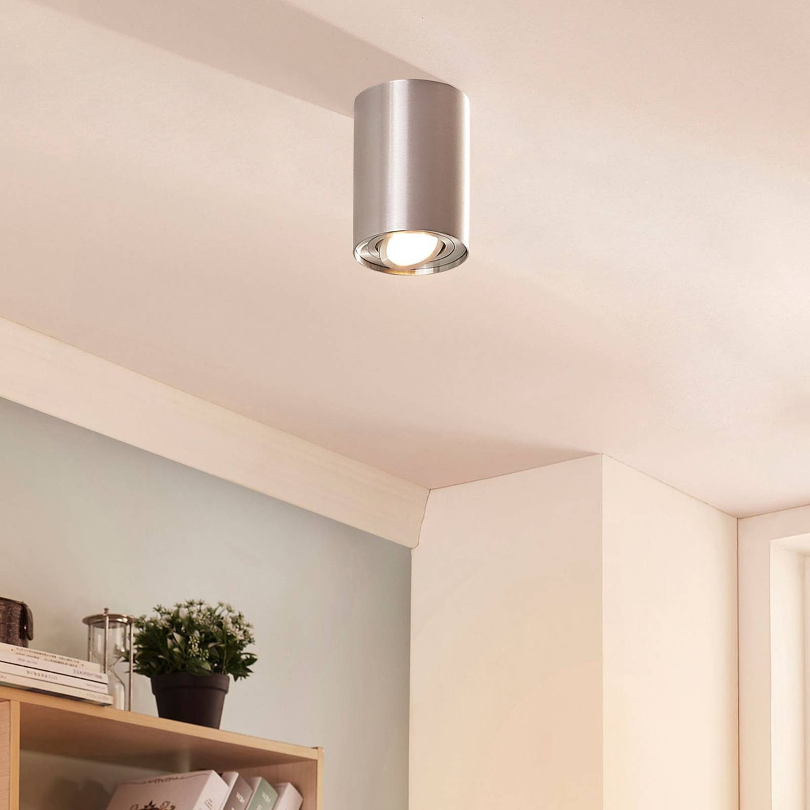 Arcchio Deckenleuchten Jolina, Metall, Alu IP20, 1 x 10 W LED