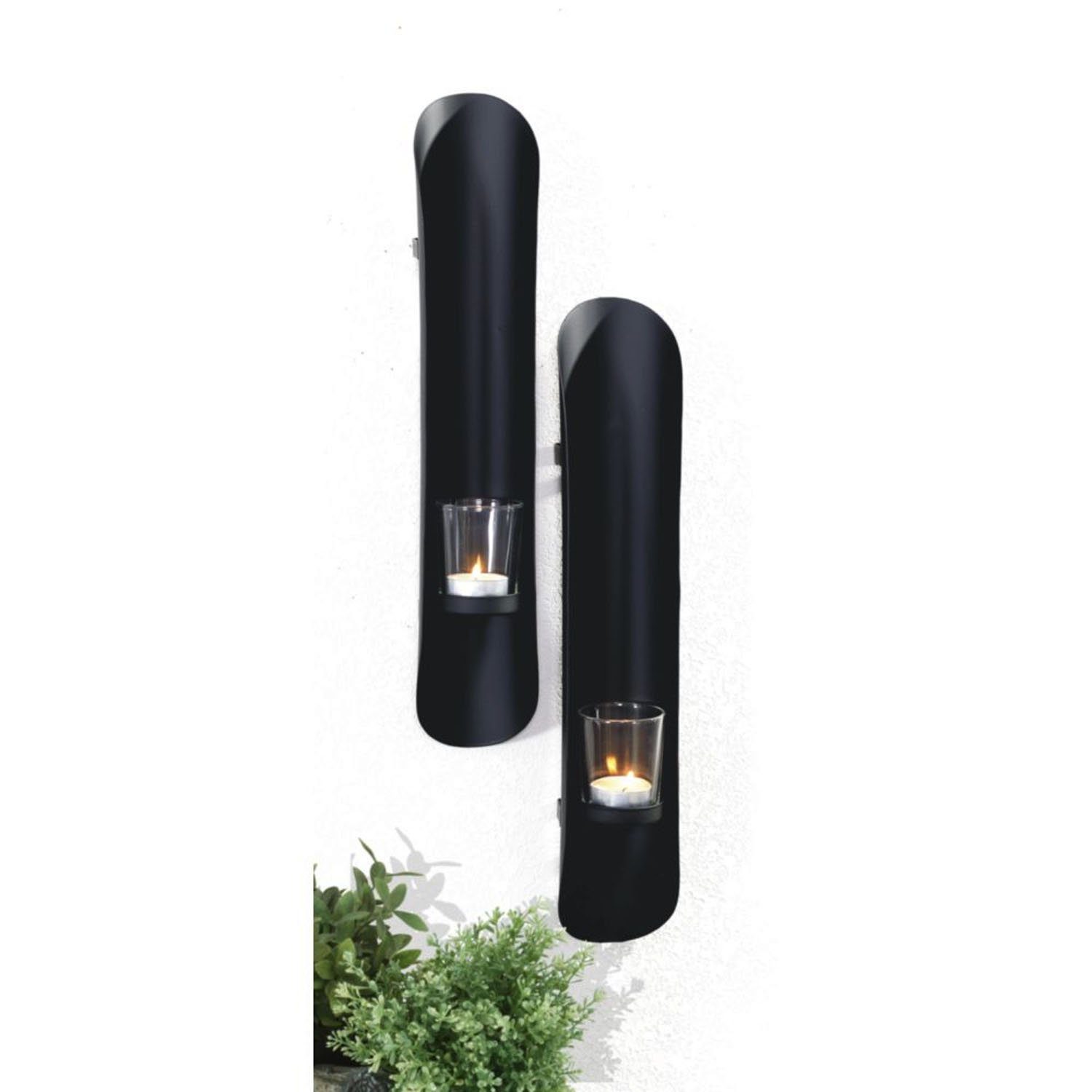 Mojawo Kerzentablett 2er Set Бра Торшери Wanddeko Торшери Metall Teelichter