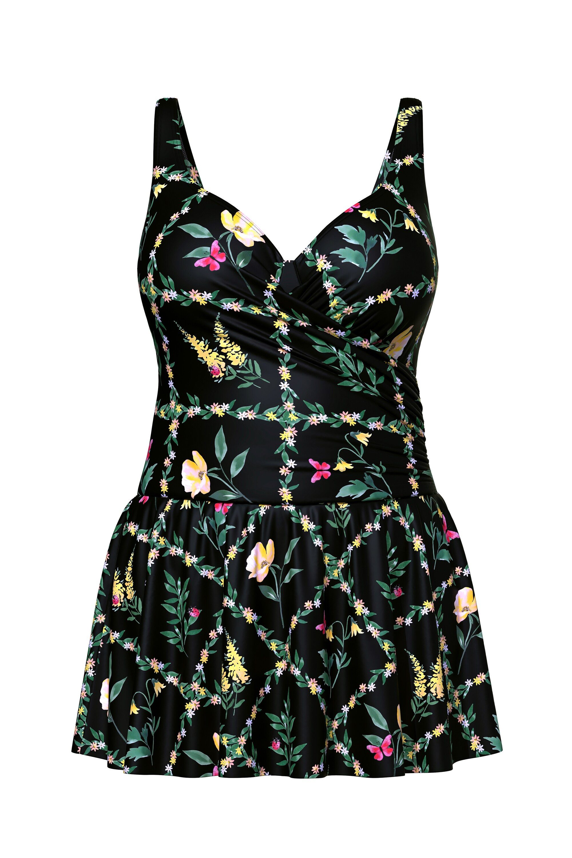 Ulla Popken Badekleid Badekleid Bügel-Softcups Träger günstig online kaufen