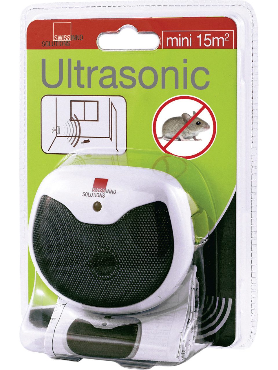 Swissinno Ultraschall-Tierabwehr Swissino Nagetier Vertreiber Ultraschall mini