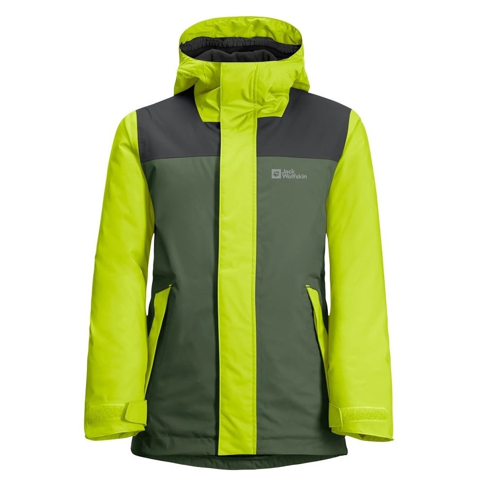 Jack Wolfskin Winterjacke Icy Mountain (wasser- und winddicht, atmungsaktiv,warm) grün