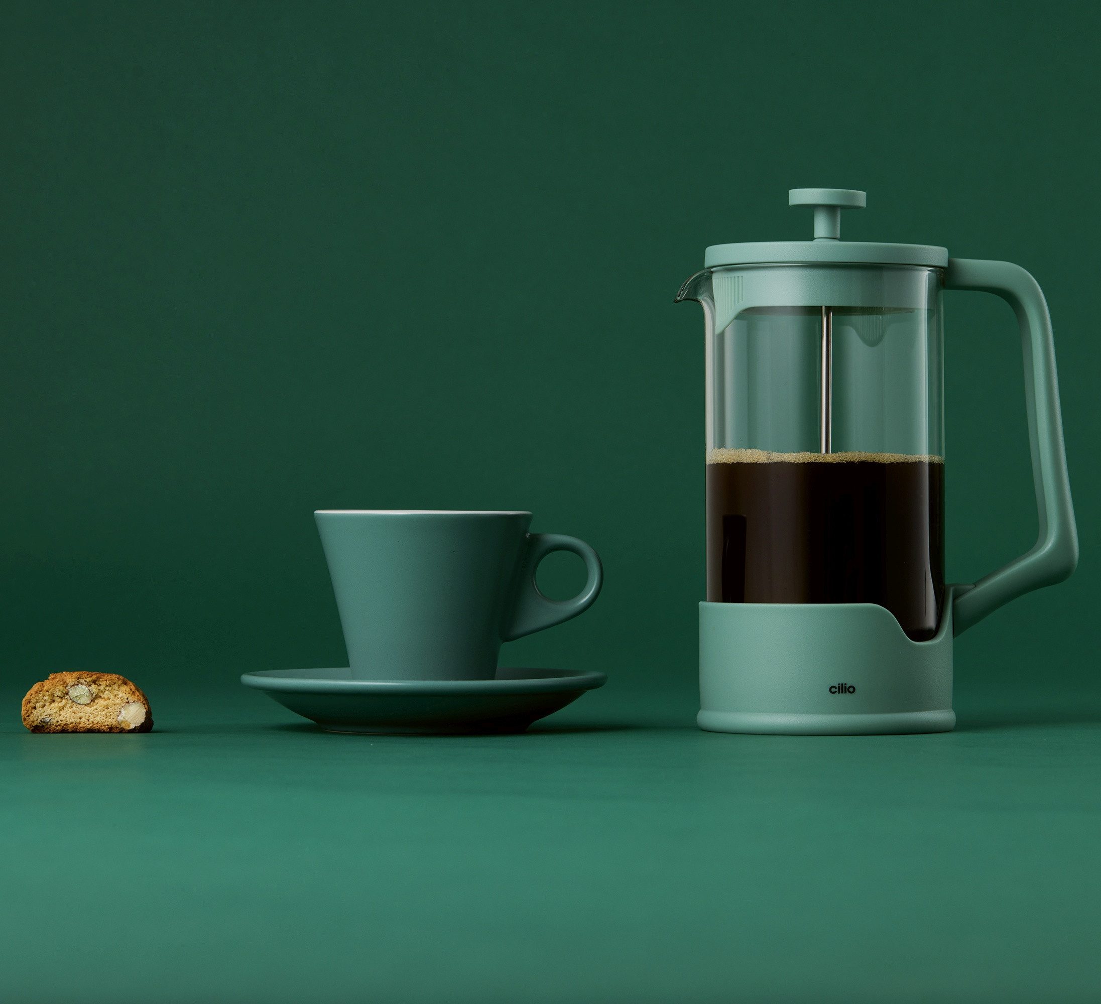 Cilio Tasse Cappuccinotasse Kaffee Tasse mit Untertasse Porzellan cilio NAPOLI, Material: Porzellan