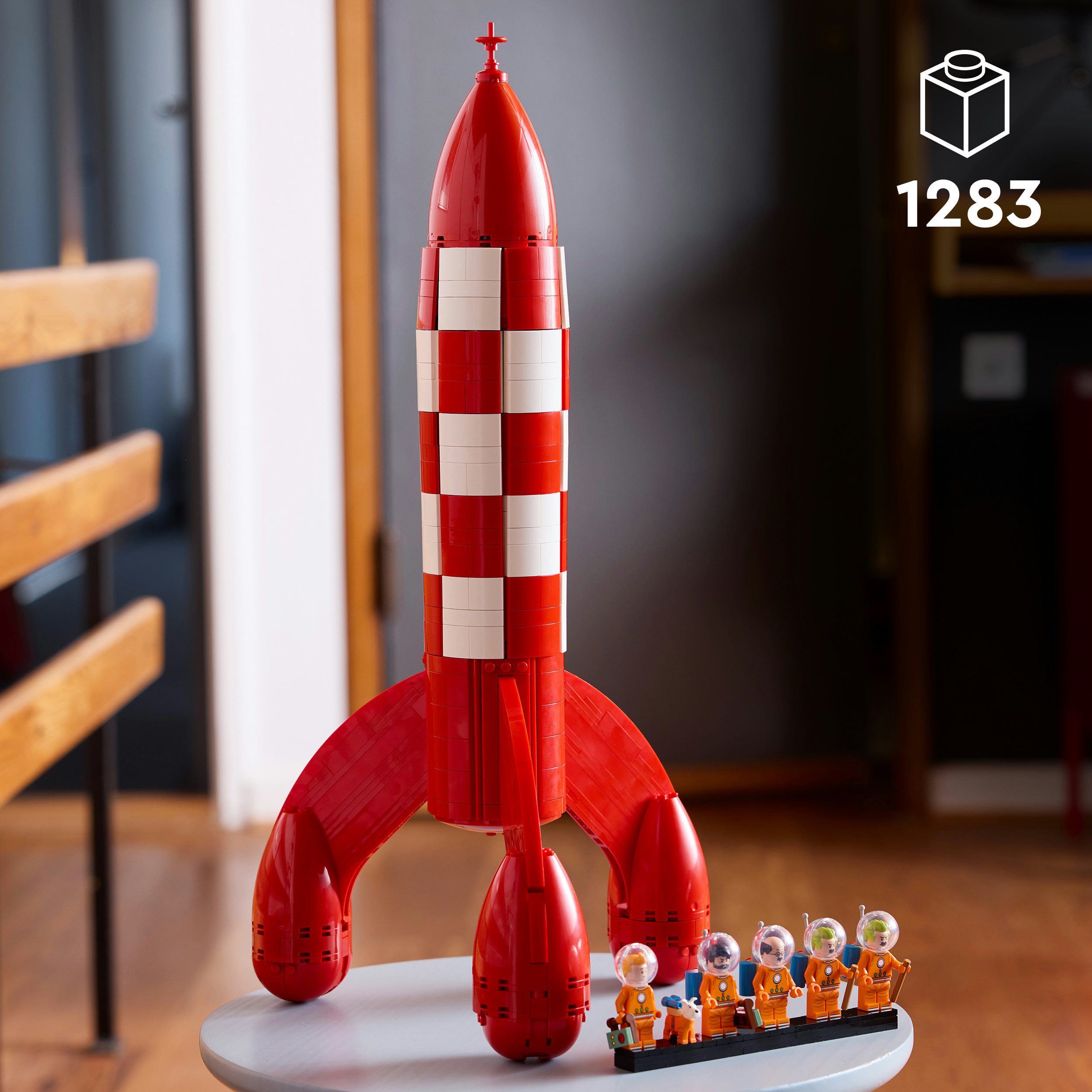 LEGO® Die Mondrakete von Tim und Struppi (21367), LEGO Ideas Konstruktionsspielsteine, (1283 St), Made in Europe