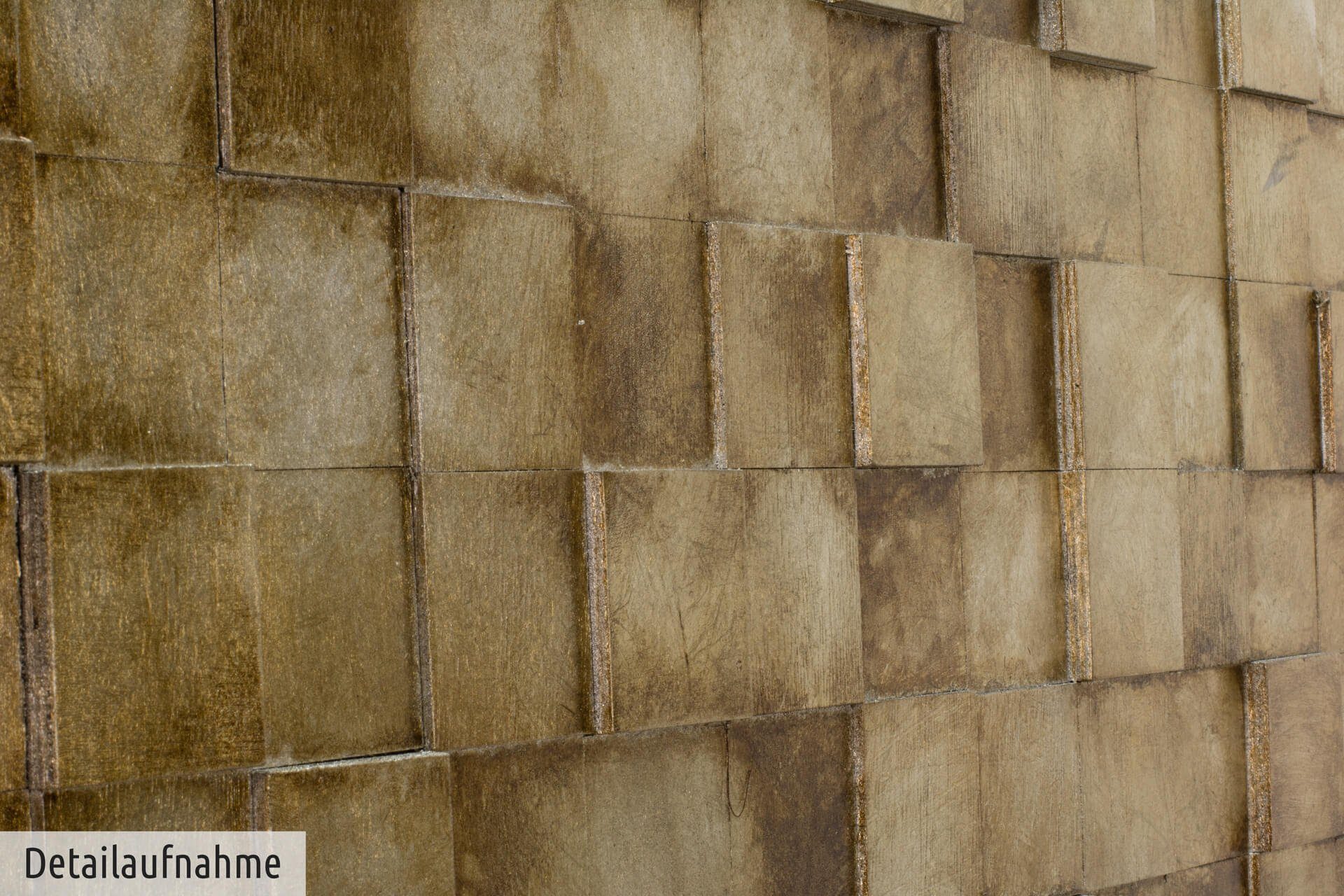 KUNSTLOFT Holzbild The Matrix aus cm, 150x50 handgefertiges Holz Wandbild