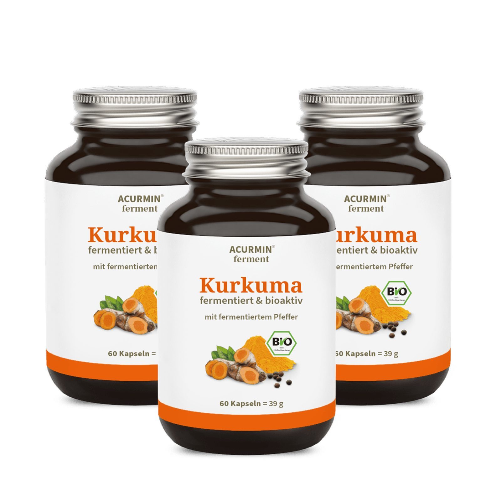 Cellavent Healthcare Fermentierte Bio Kurkuma Kapseln – Acurmin ferment Kapseln