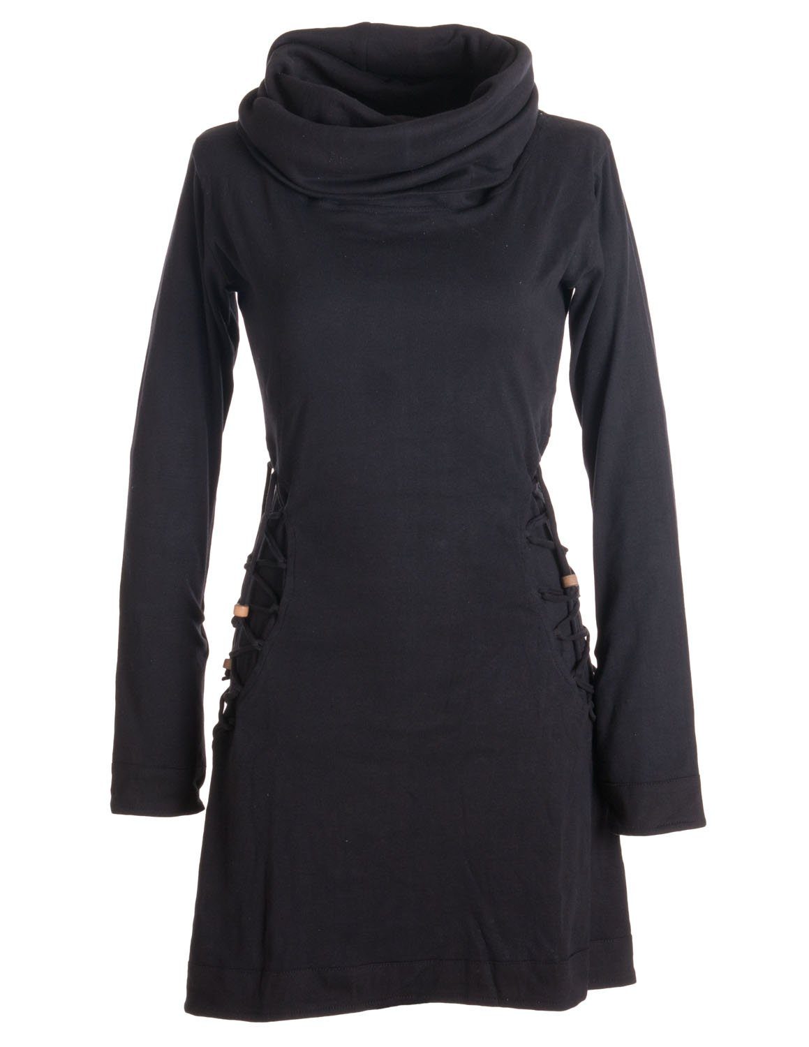 Vishes Jerseykleid Kleid mit langem Kapuzenkragen günstig online kaufen