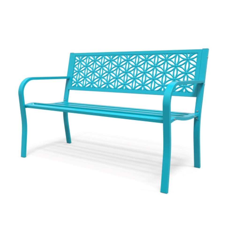 VINGLI Bank Gartenbank Metall, 2-Sitzer, bis günstig online kaufen