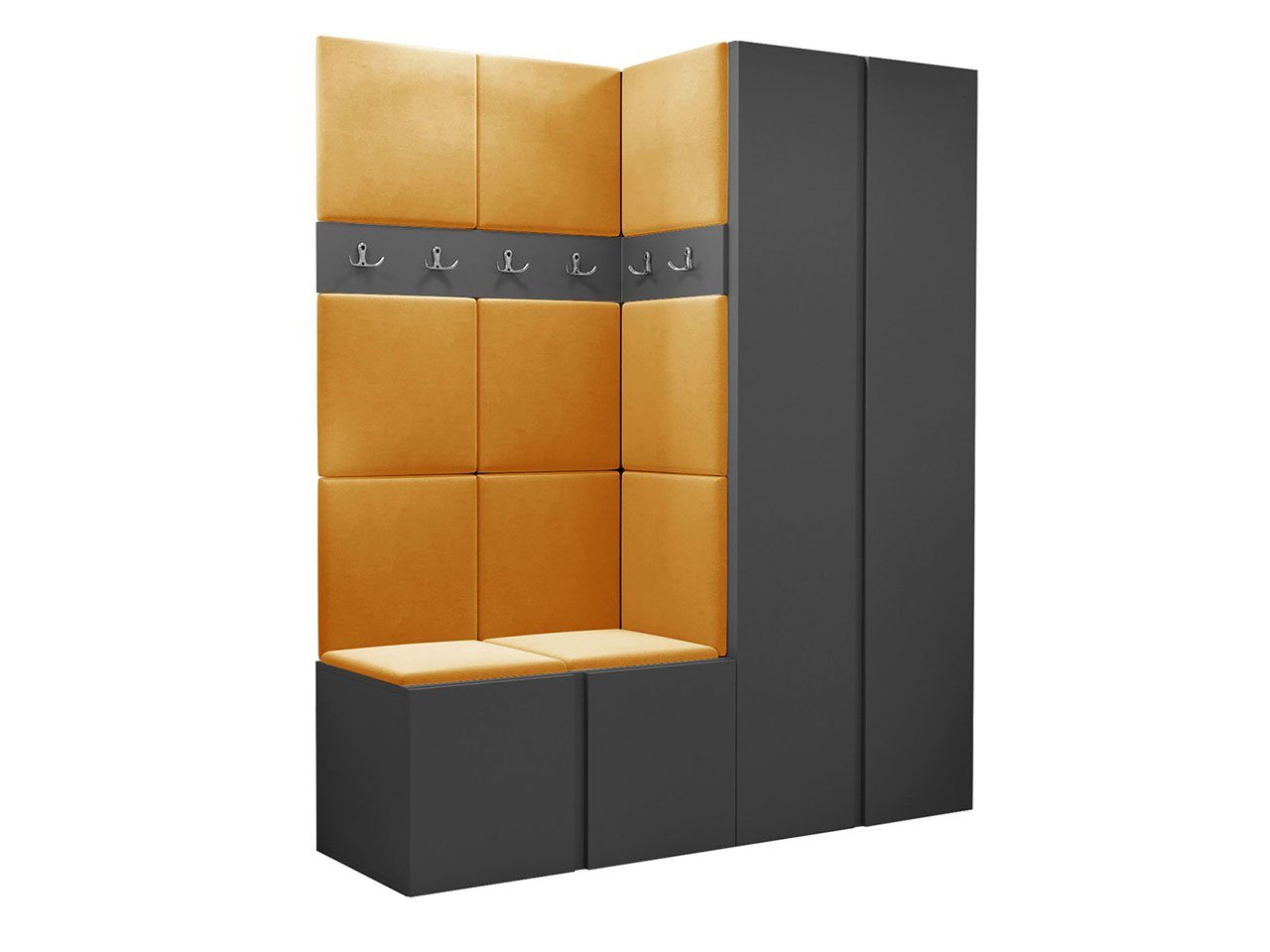 MIRJAN24 Garderoben-Set Orion III, (Komplett-Set, Kleiderschrank, günstig online kaufen