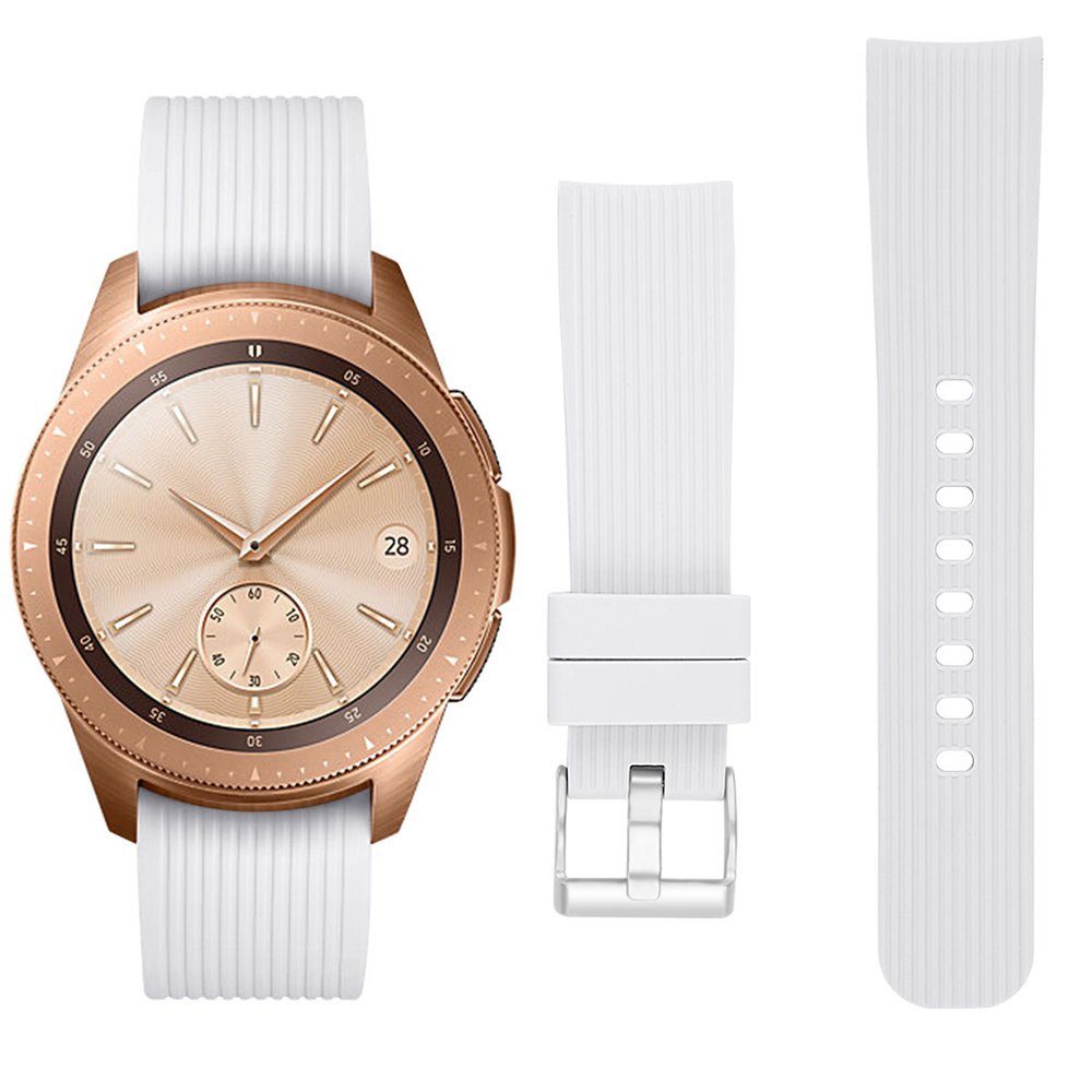 41mm 4 40mm ELEKIN kompatibel /Watch 3 Samsung Sportarmband Galaxy Watch Smartwatch-Armband für Weiß