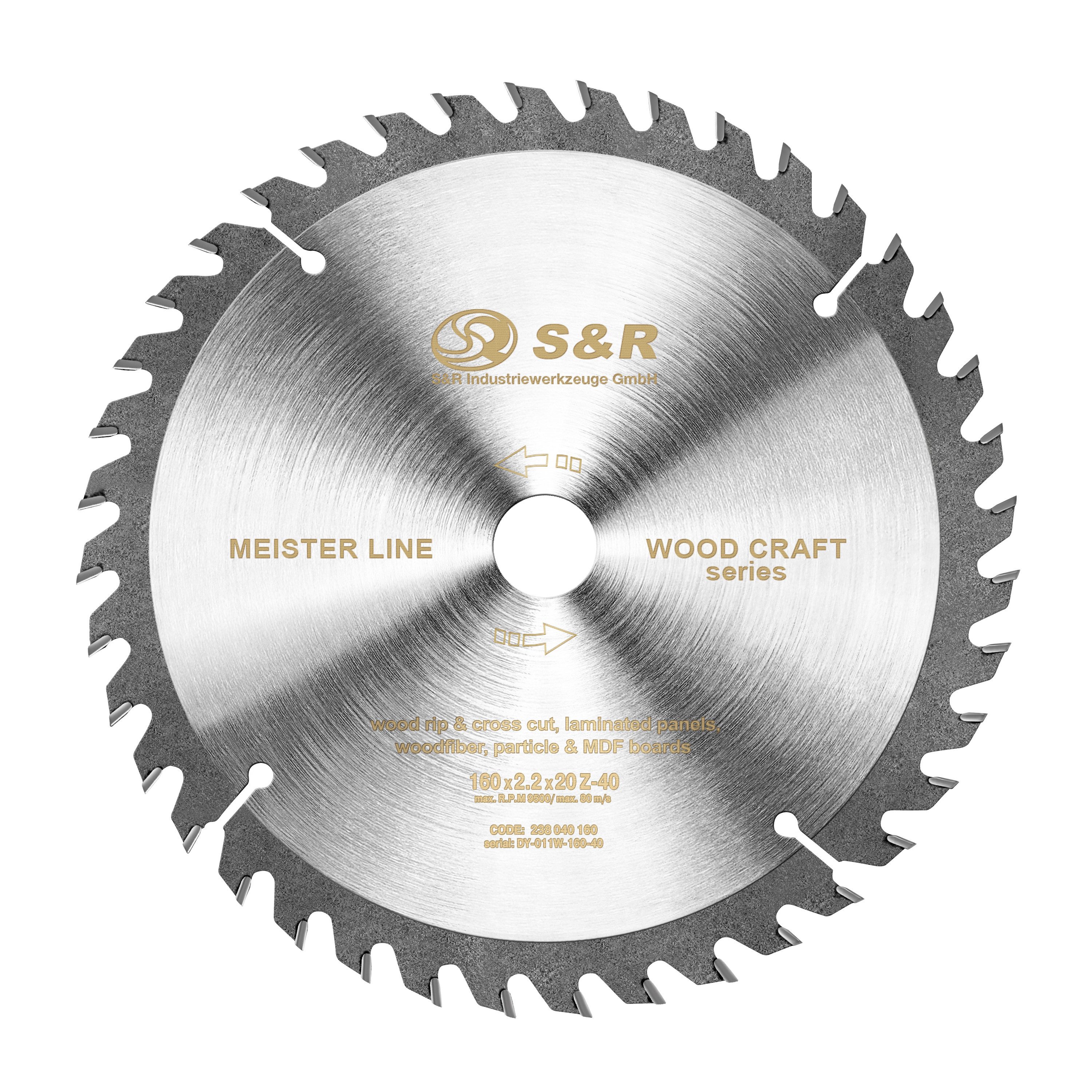 S&R Kreissägeblatt 160mm x 20mm x günstig online kaufen