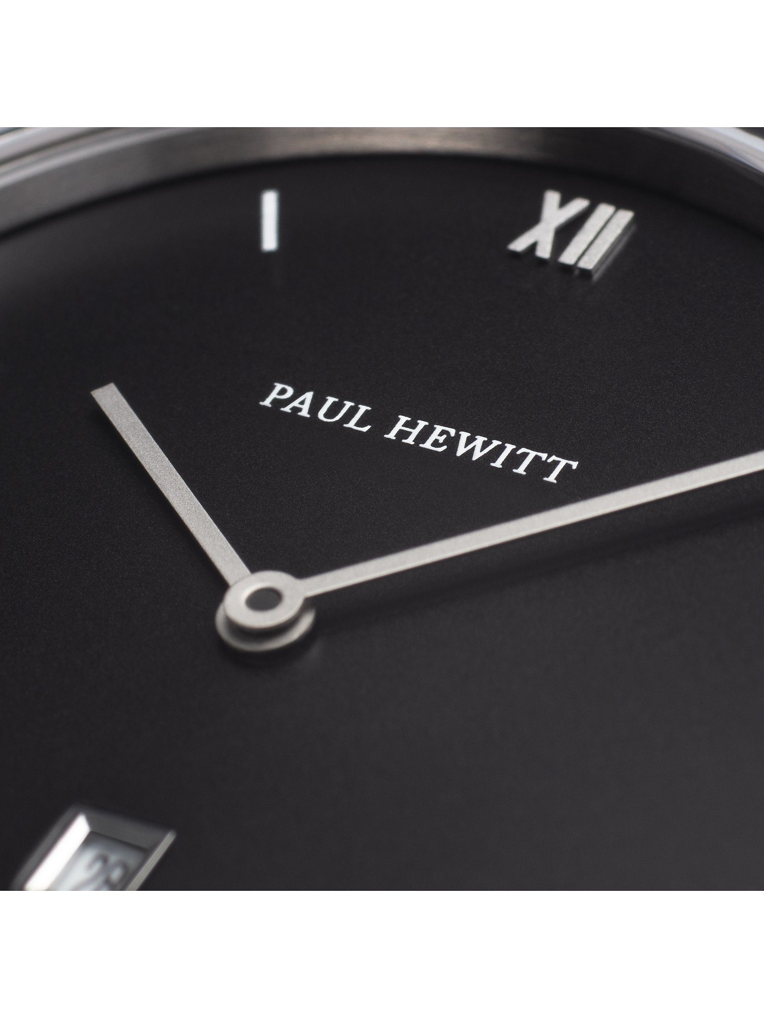 Analog silber Hewitt PAUL schwarz, Quarz Damen-Uhren Quarzuhr HEWITT Paul