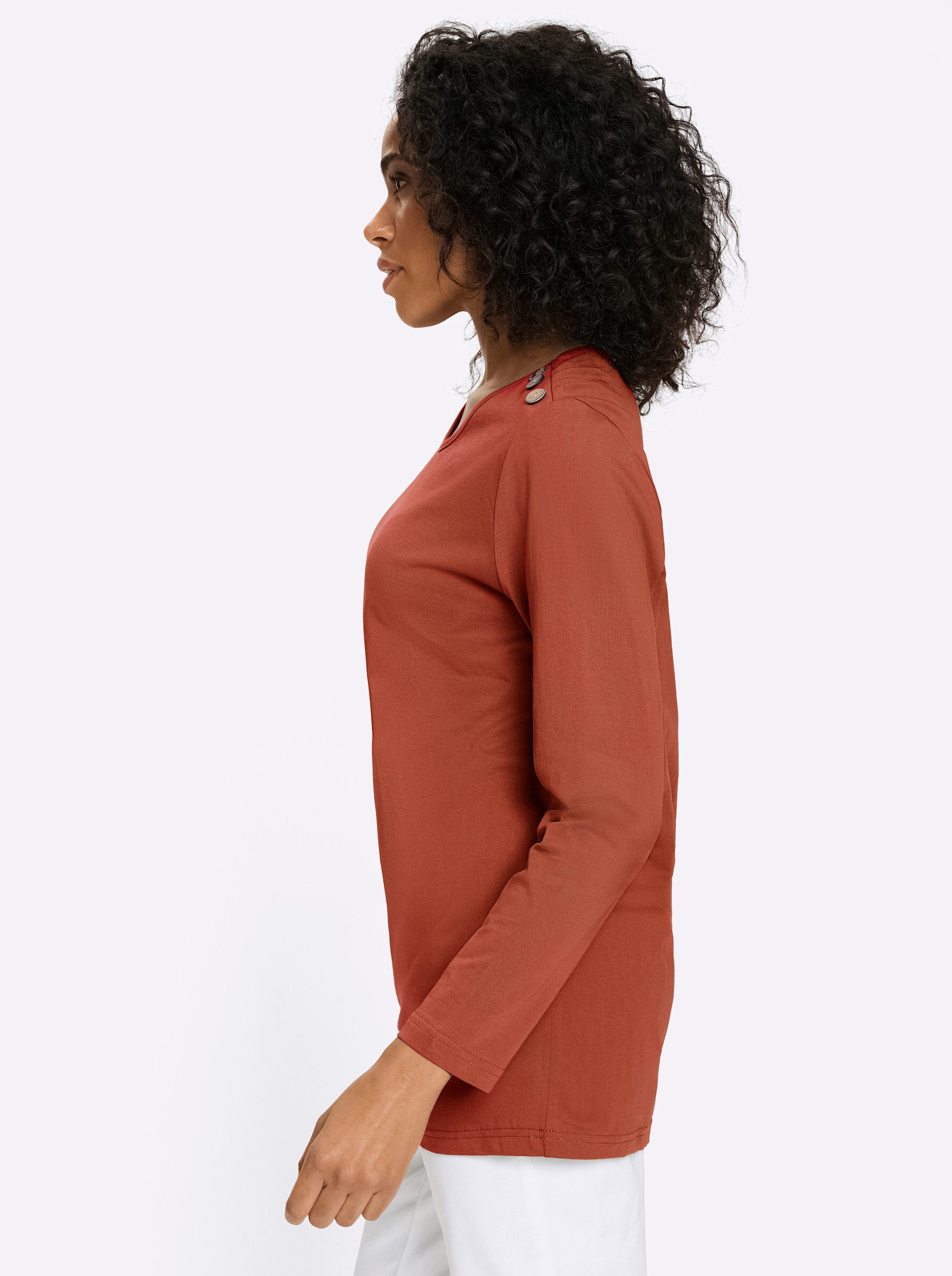 Sieh an! T-Shirt Longshirt Langarm