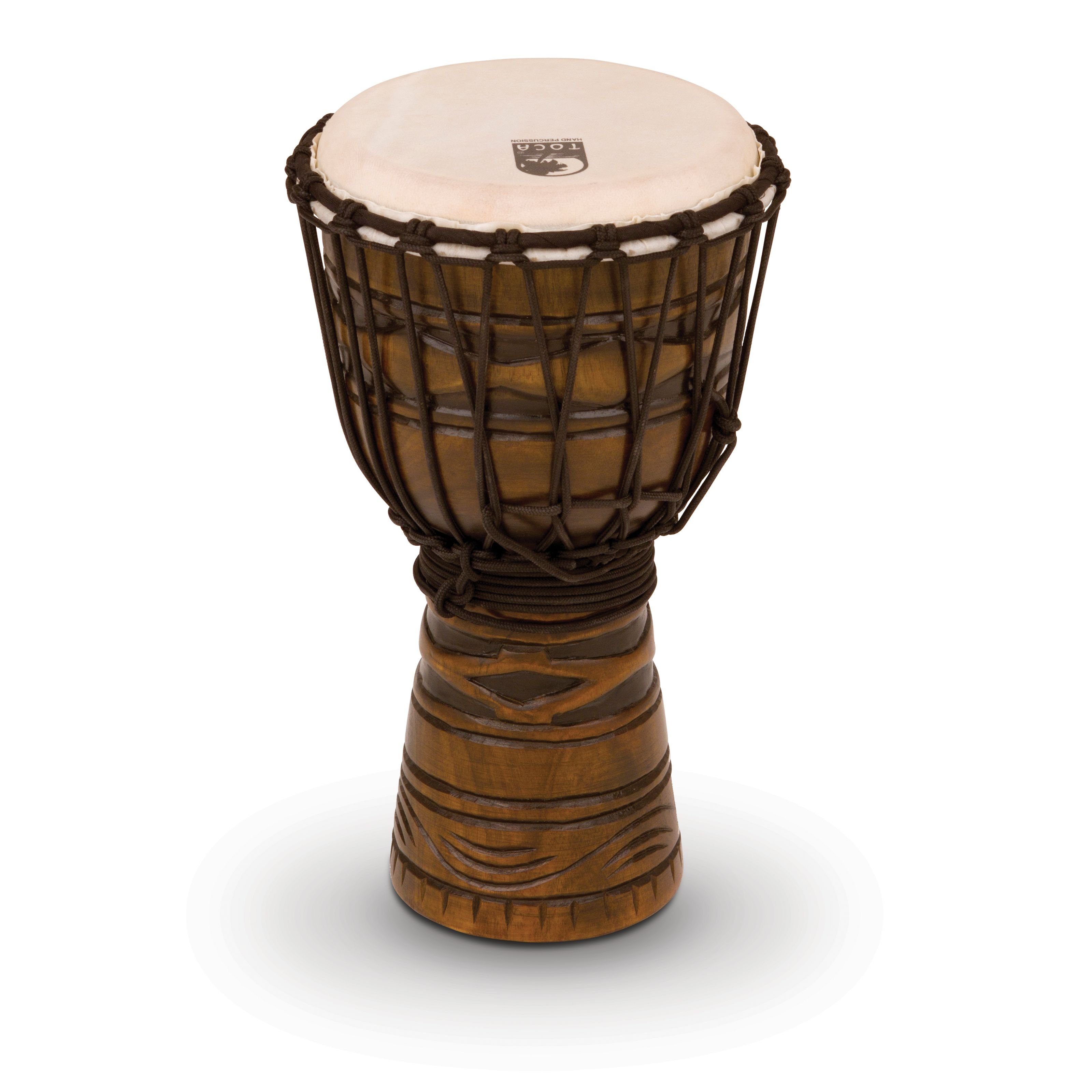 Toca Percussion Djemben,Origins Djembe TODJ-8AM, 8", African Mask #AM, Origins Djembe TODJ-8AM, 8", African Mask #AM - Djembe