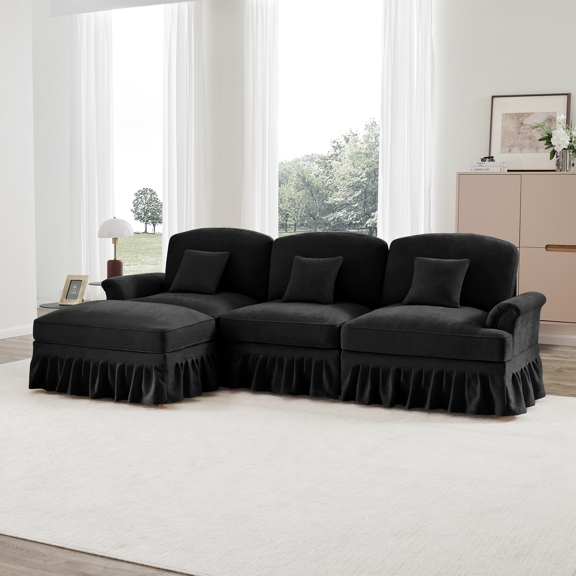 i@home Sofa Klassisches Sofa aus Chenille günstig online kaufen