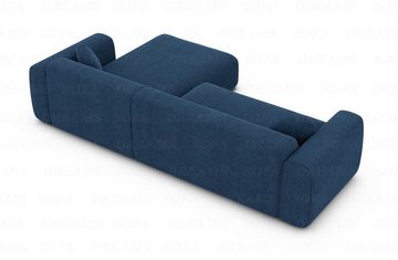 Sofa Dreams Ecksofa Polster Ecksofa Design Couch Cortegada L Form kurz Stoff Sofa, Loungesofa