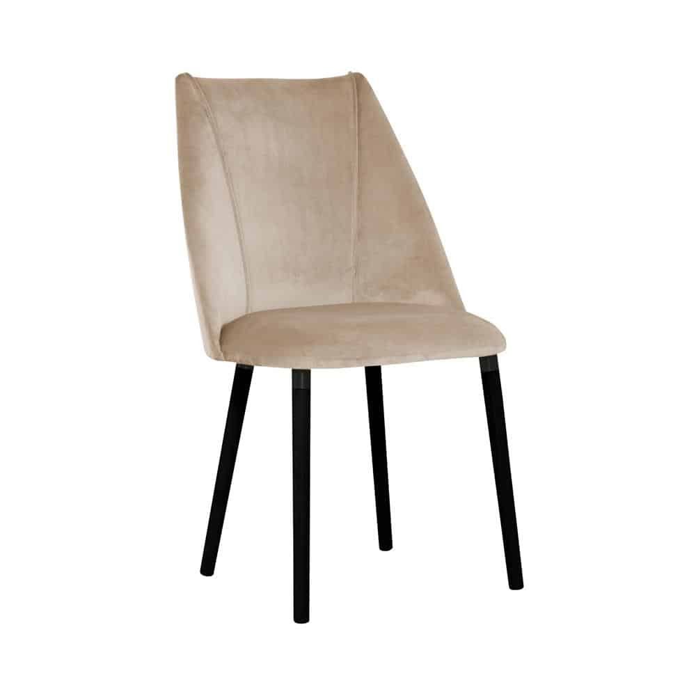 Textil Wartezimmer Praxis Design Stühle Polster Stoff Neu Stuhl Sitz Zimmer Beige Stuhl, Ess JVmoebel
