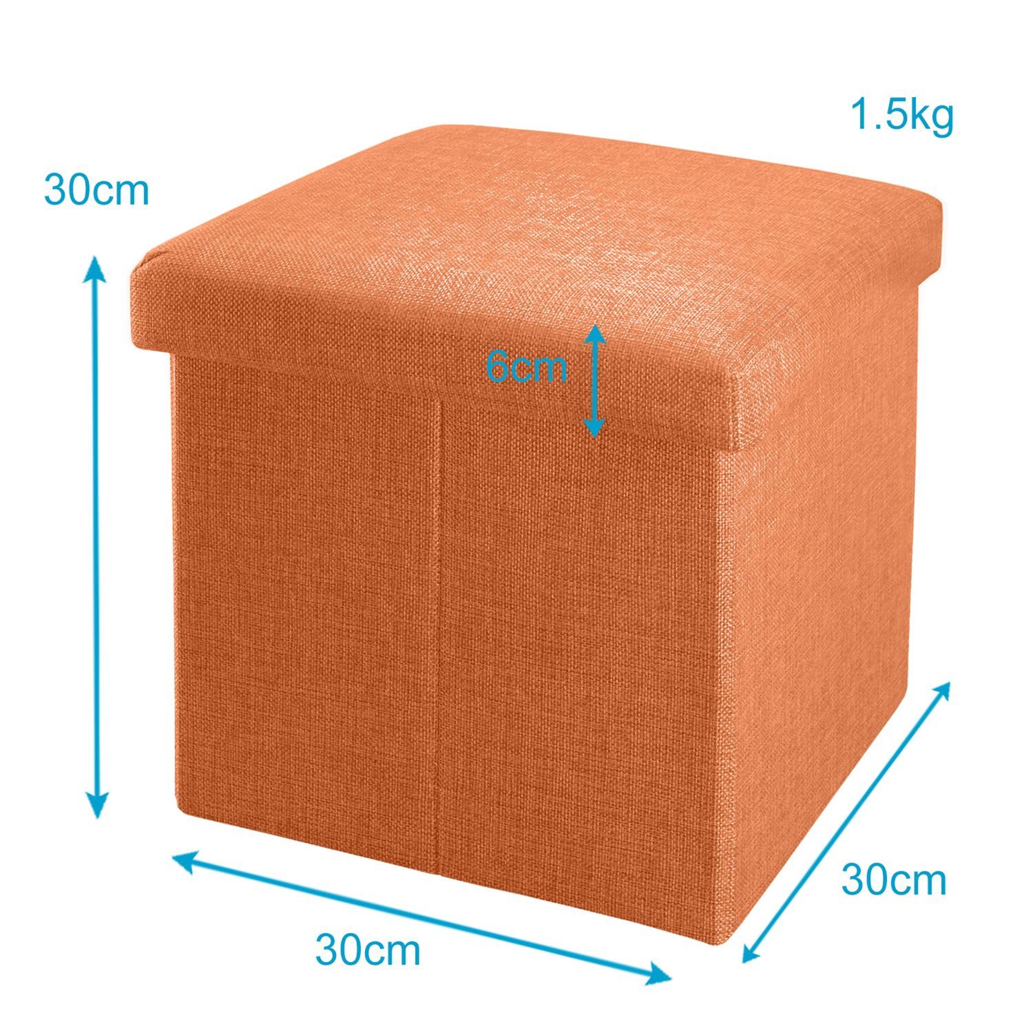 Intirilife Sitzhocker (Faltbarer Sitzhocker 30x30x30 cm), günstig online kaufen