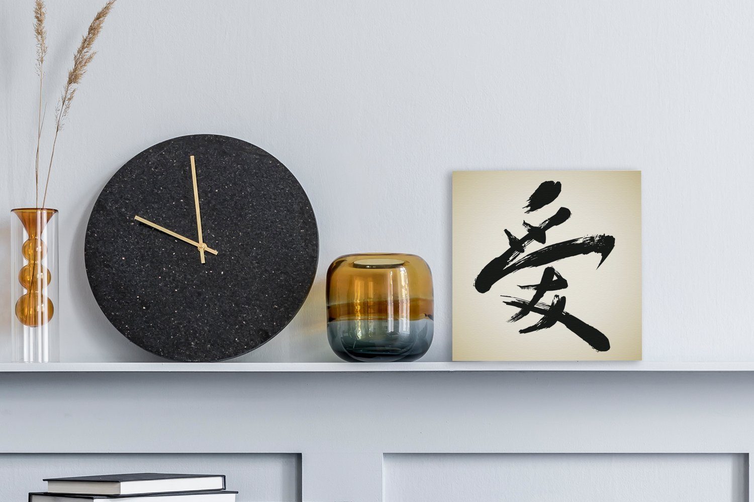 OneMillionCanvasses® Leinwandbild Chinesisches Zeichen für Liebe, günstig online kaufen