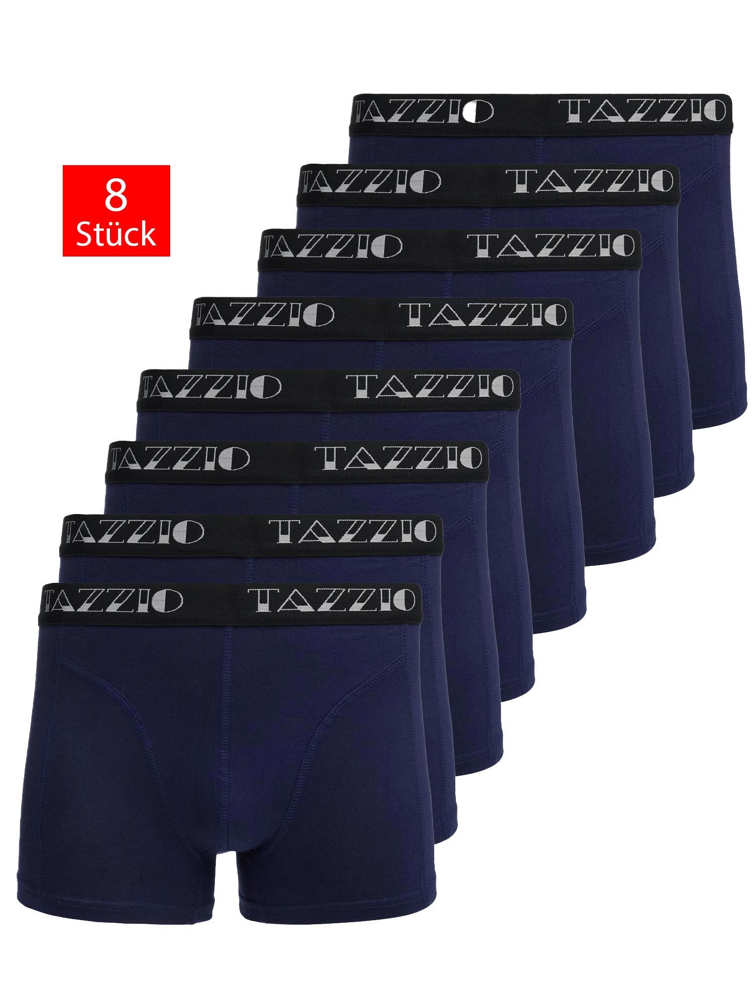 Tazzio Boxershorts 8er SET (Packung, 8-St., 8er-Pack) Unterwäsche Unterhosen Männer Retroshorts