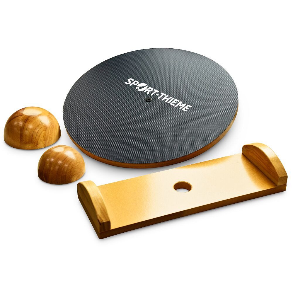 Sport-Thieme Koordinations-Trainingssystem Balance-Board Deluxe, Trainiert Reaktion, Kondition, Motorik und Koordination