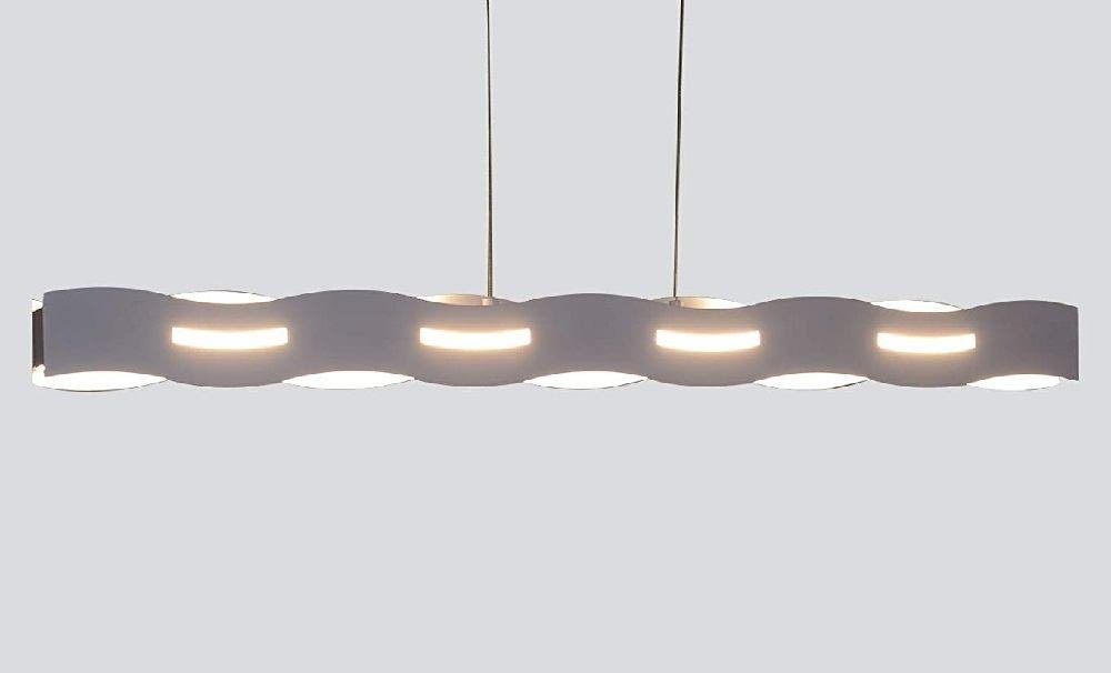 ECO-LIGHT dimmbar LED Pendelleuchte LED-Wave-S-NIK "Wave" Deckenleuchte LED