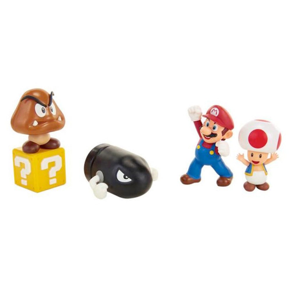 Super Mario Actionfigur Nintendo Super Mario Acorn Plains Multi-Pack, 6,5 cm