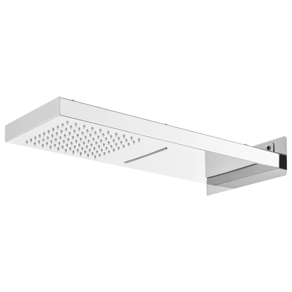IMEX Extra Flache Duschbrause Aus Edelstahl S304 – 25x25 Cm, Matt-schwarz, Für Moderne Duschen