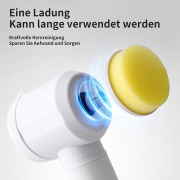 DOPWii Elektro-Oberflächenbürste Multifunktionale Reinigungsbürste Handheld Mit 8 Bürstenköpfen