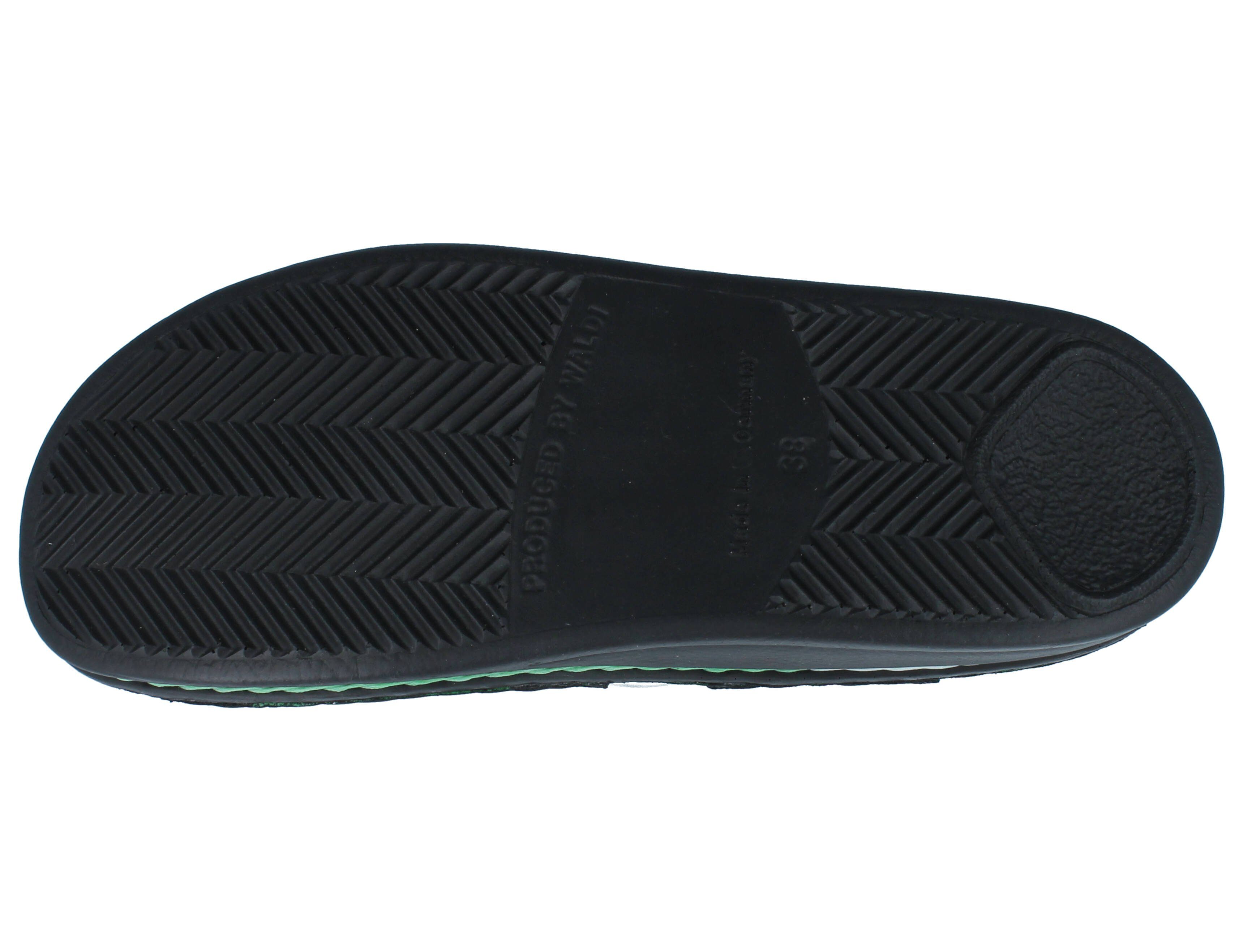Finn Comfort FINN COMFORT Agueda Damen Pantolette grün Glattleder - Größe: 38 Pantolette Wechselfußbett