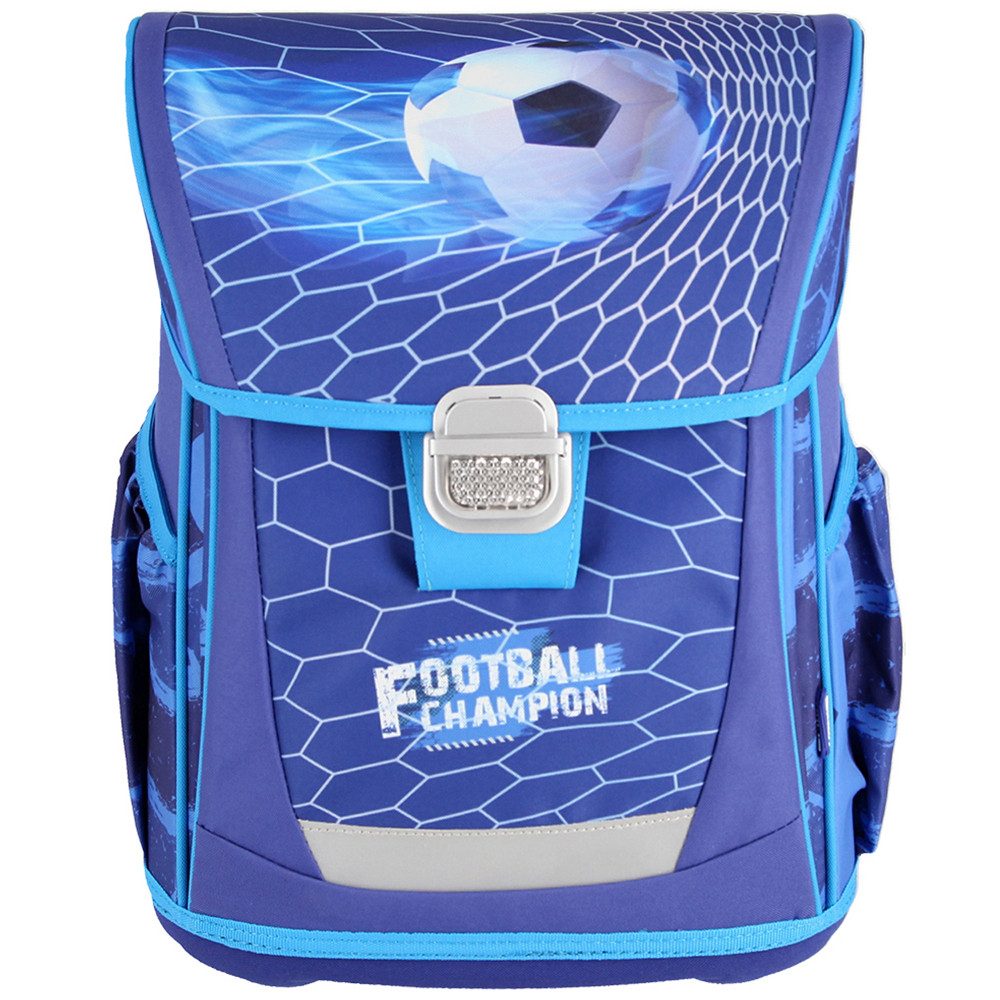 Spirit Schulranzen Set Cool 10-teilig 2026 Jungen blau Fussball Champion