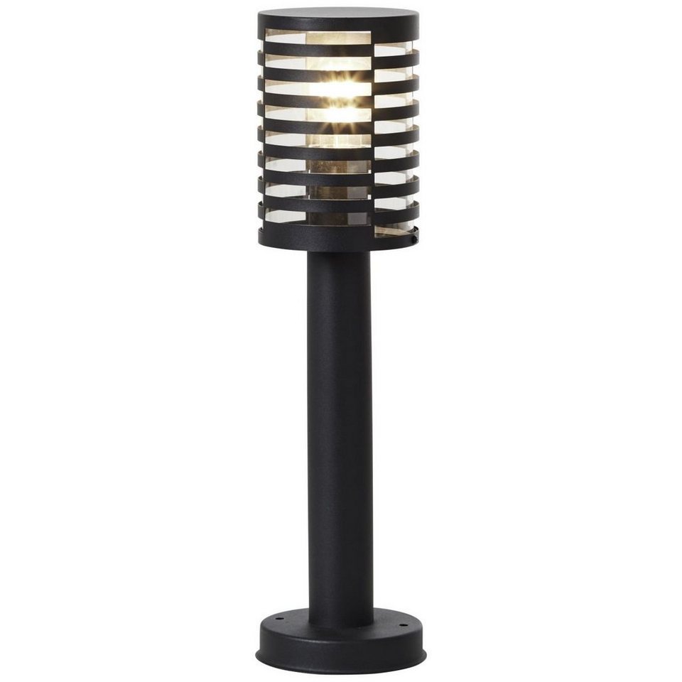 Brilliant Außen-Stehlampe Venlo, Lampe, Venlo Außensockelleuchte 50cm schwarz  matt, Edelstahl/Kunststof