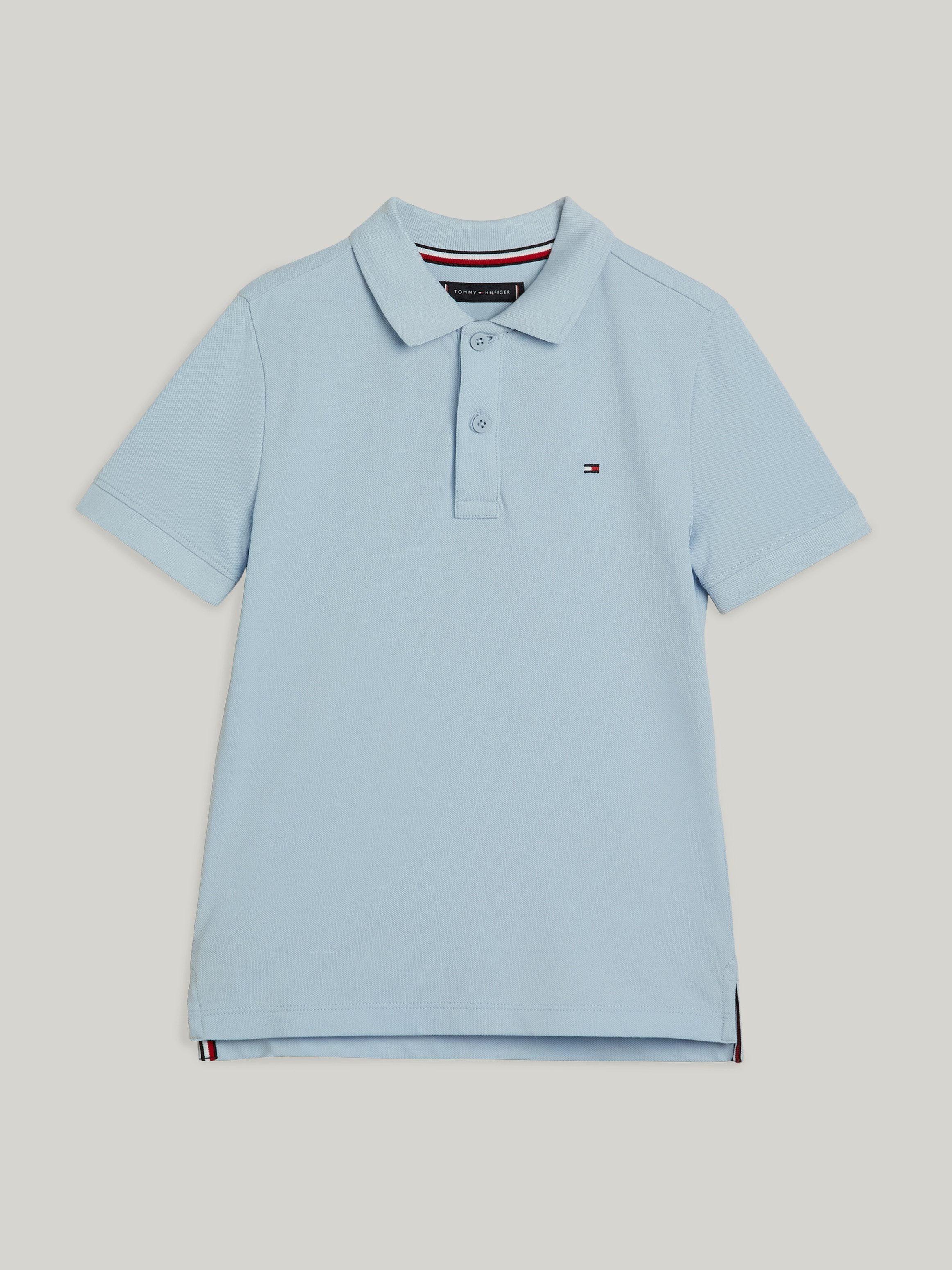 Tommy Hilfiger Poloshirt FLAG POLO SS mit Logostickerei